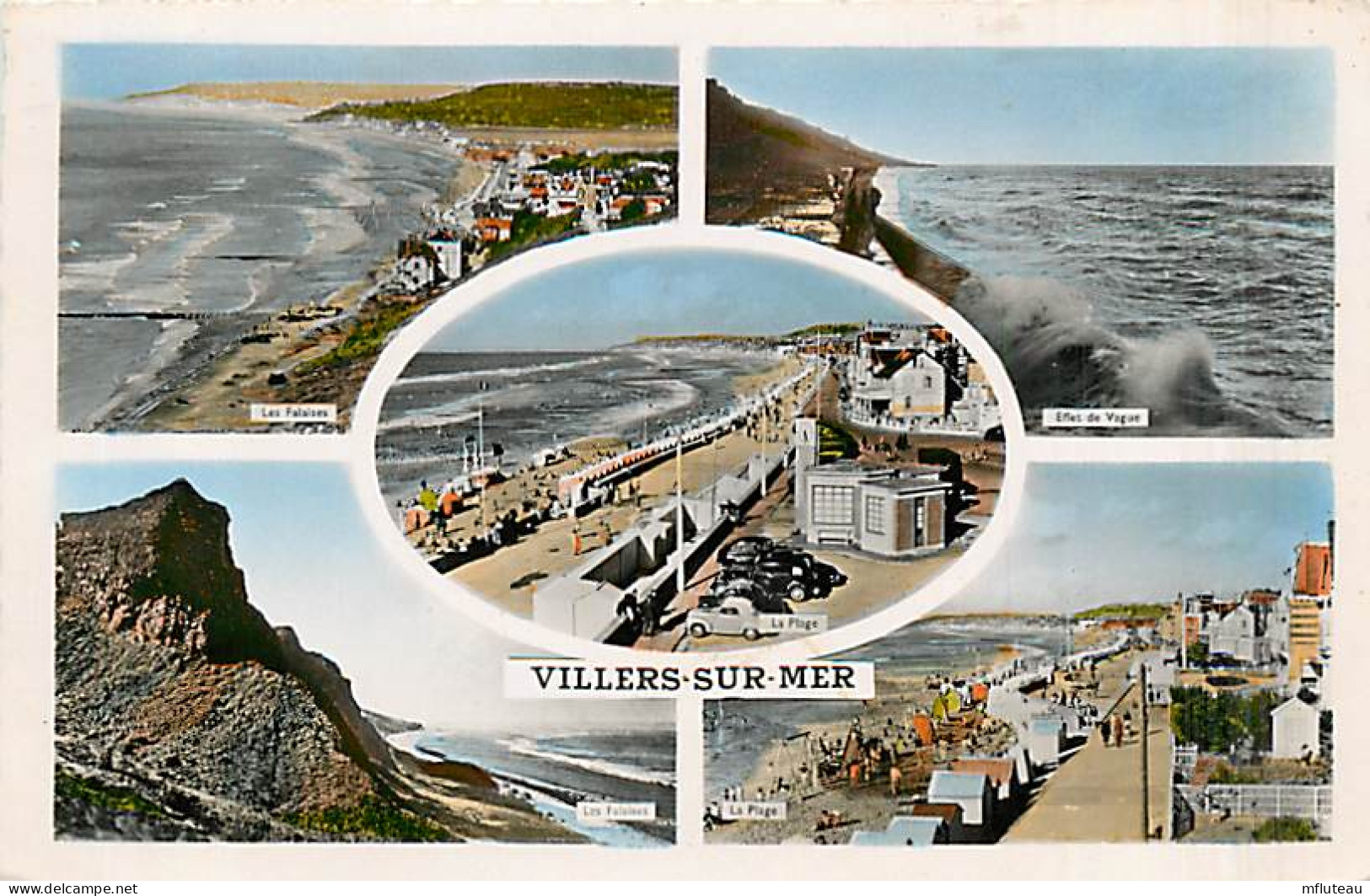 14* VILLERS  SUR MER  Multivues  CPSM(petit Format)                MA94,1246 - Villers Sur Mer