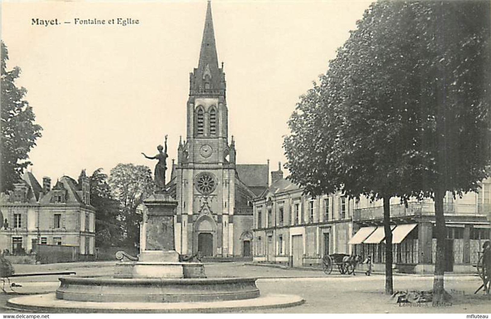 72* MAYET   Fontaine  Eglise   MA95,1006 - Mayet