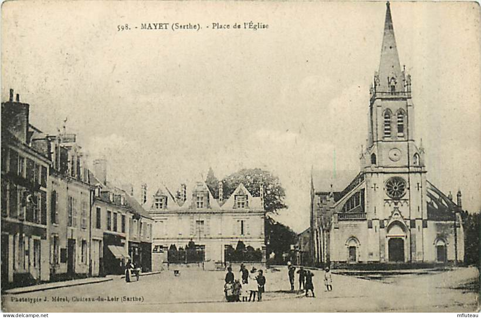 72* MAYET   Place Eglise  MA95,0985 - Mayet