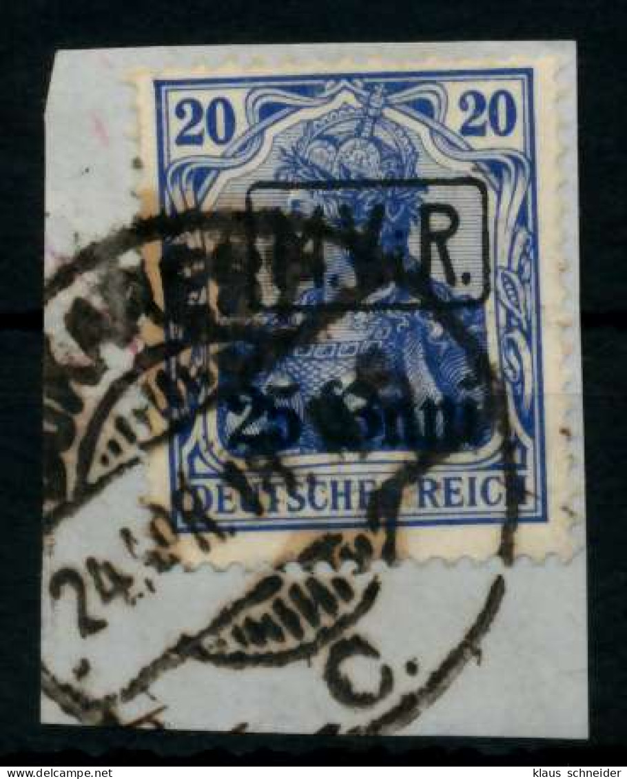 BES 1WK D-MV RUMÄNIEN Nr 2 Gestempelt Briefstück X741D8A - Besetzungen 1914-18