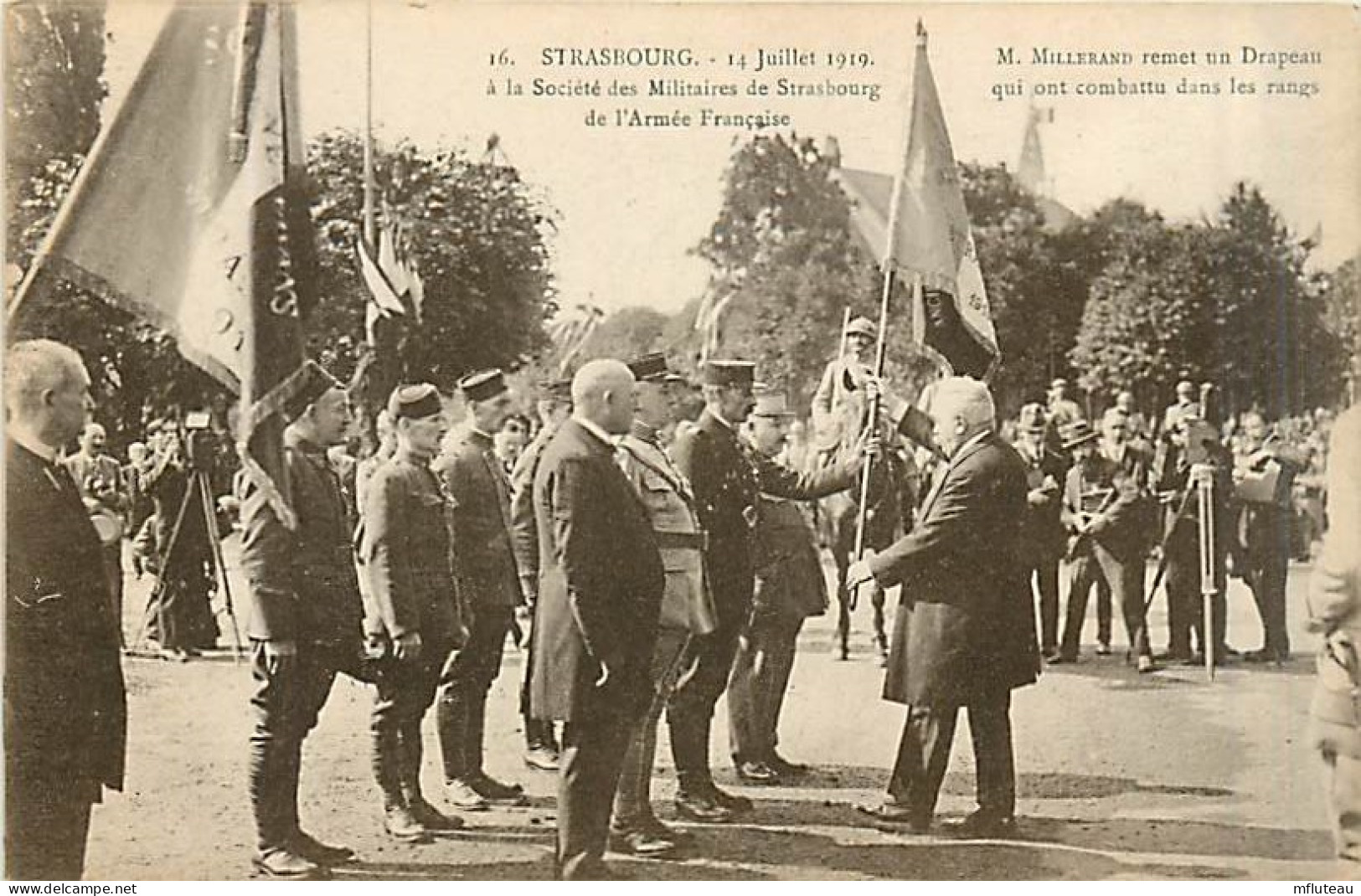 67* STRASBOURG President Millarand Juillet 1919                 MA95,0725 - Straatsburg