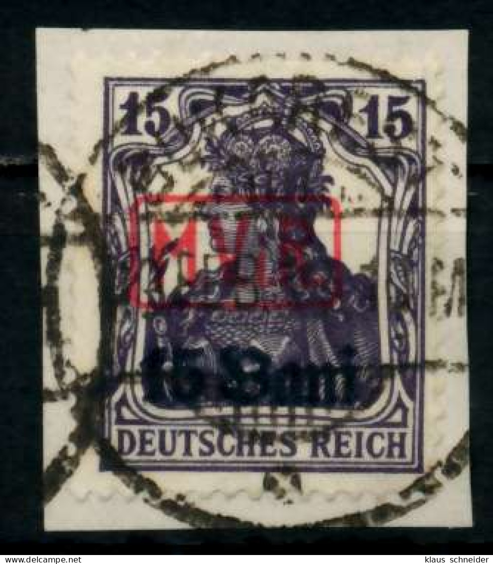 BES 1WK D-MV RUMÄNIEN Nr 1 Gestempelt Briefstück X741E46 - Occupazione 1914 – 18