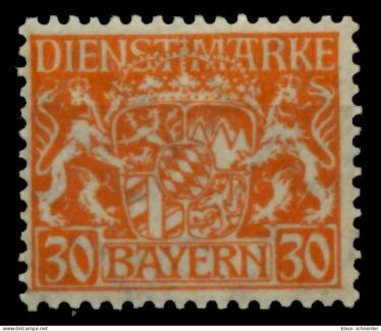 BAYERN DIENSTMARKEN Nr 22x Ungebraucht X7447FE - Mint