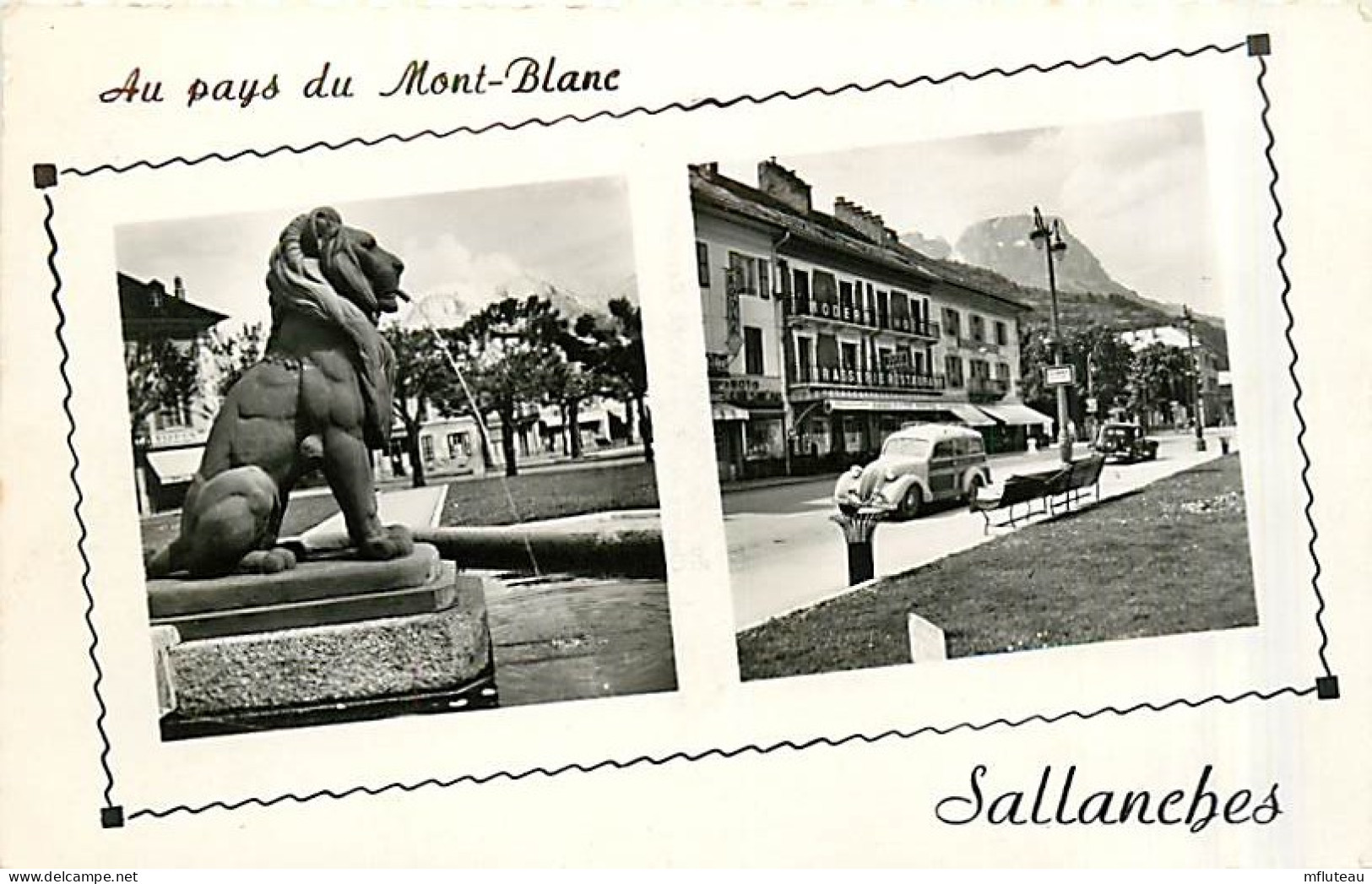 74* SALLANCHES  Place Charles Albert  CPSM (petit Format)       MA96,0048 - Sallanches