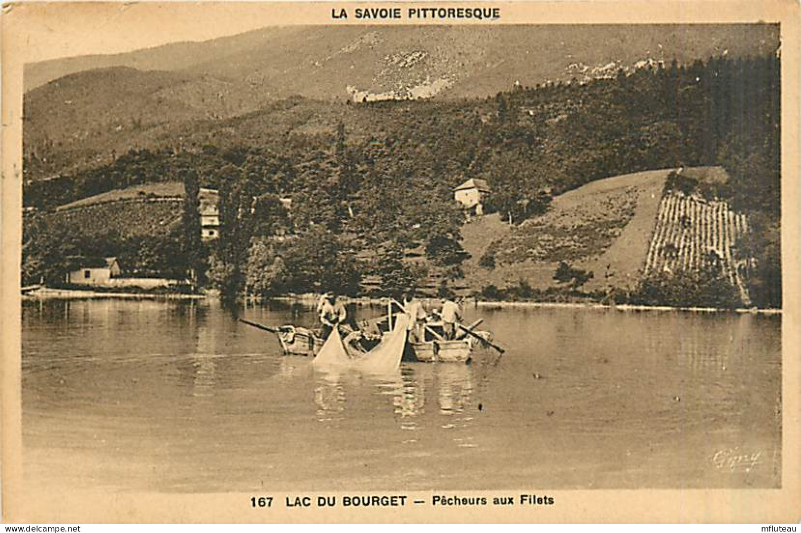 73* LE BOURGET  Lac  Pecheurs Au Filet                MA95,1304 - Le Bourget Du Lac