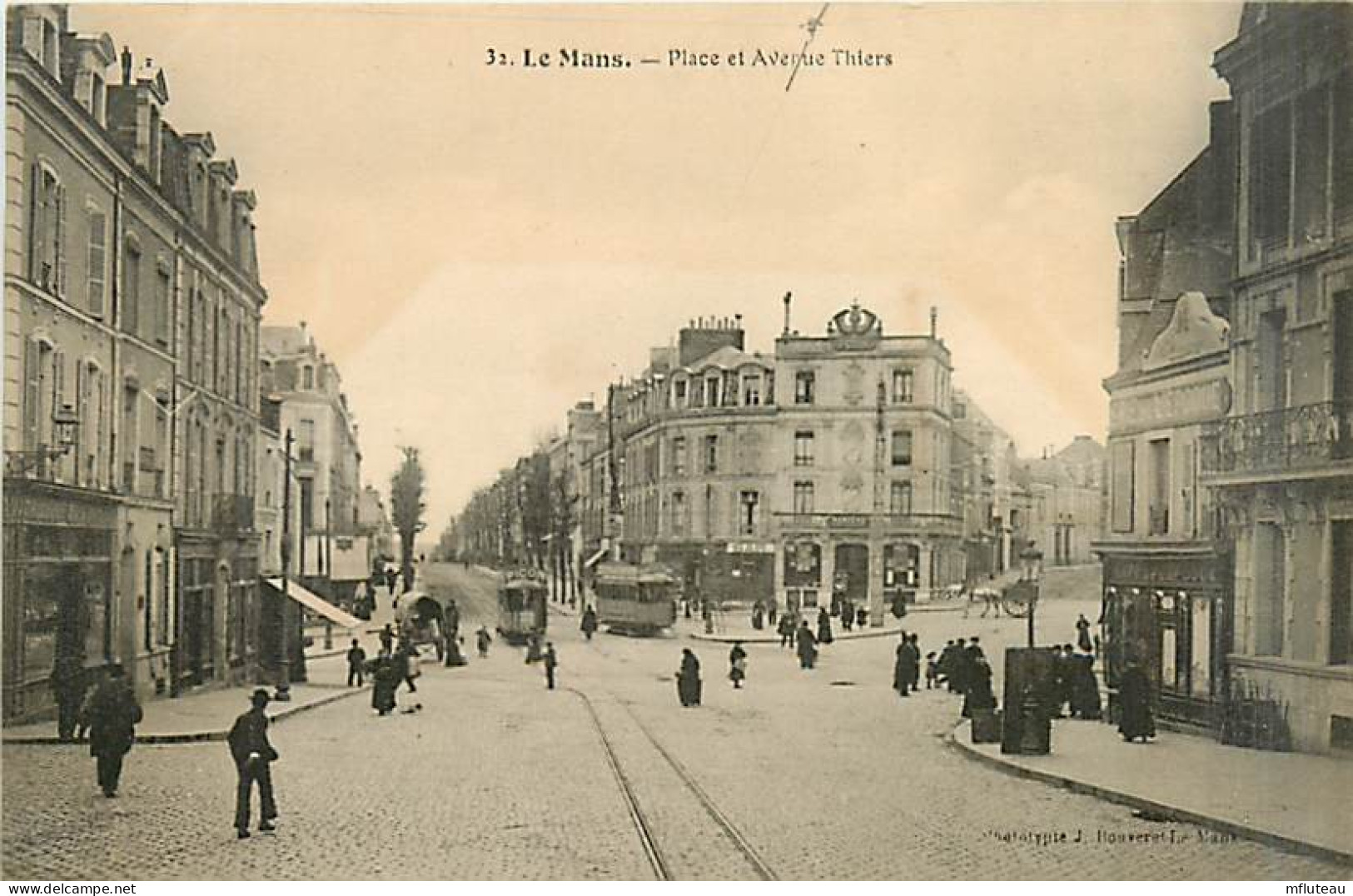 72* LE MANS   Place Et Av Thiers  MA95,1041 - Le Mans