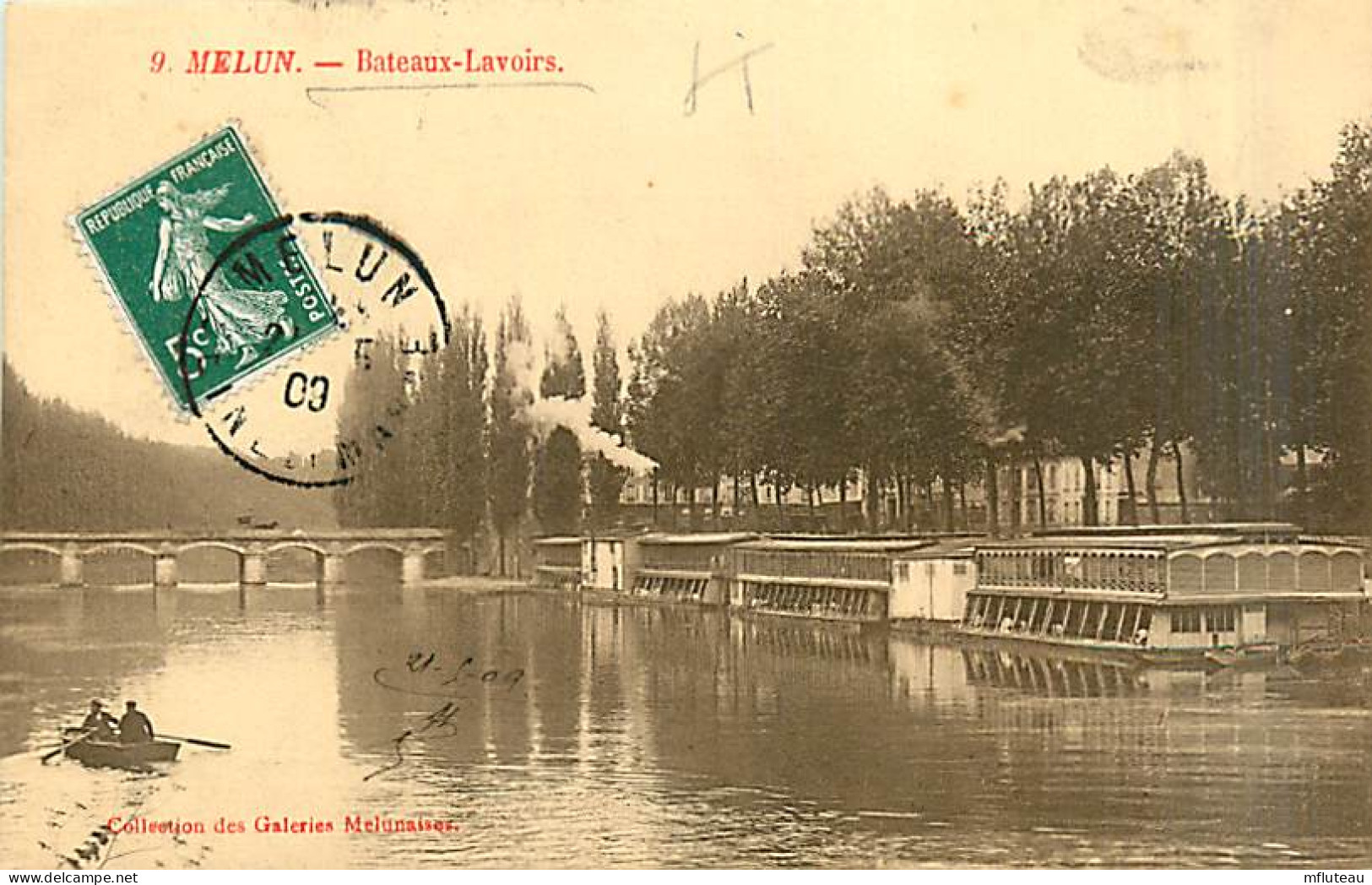 77* MELUN  Bateaux Lavoirs MA96,0764 - Melun