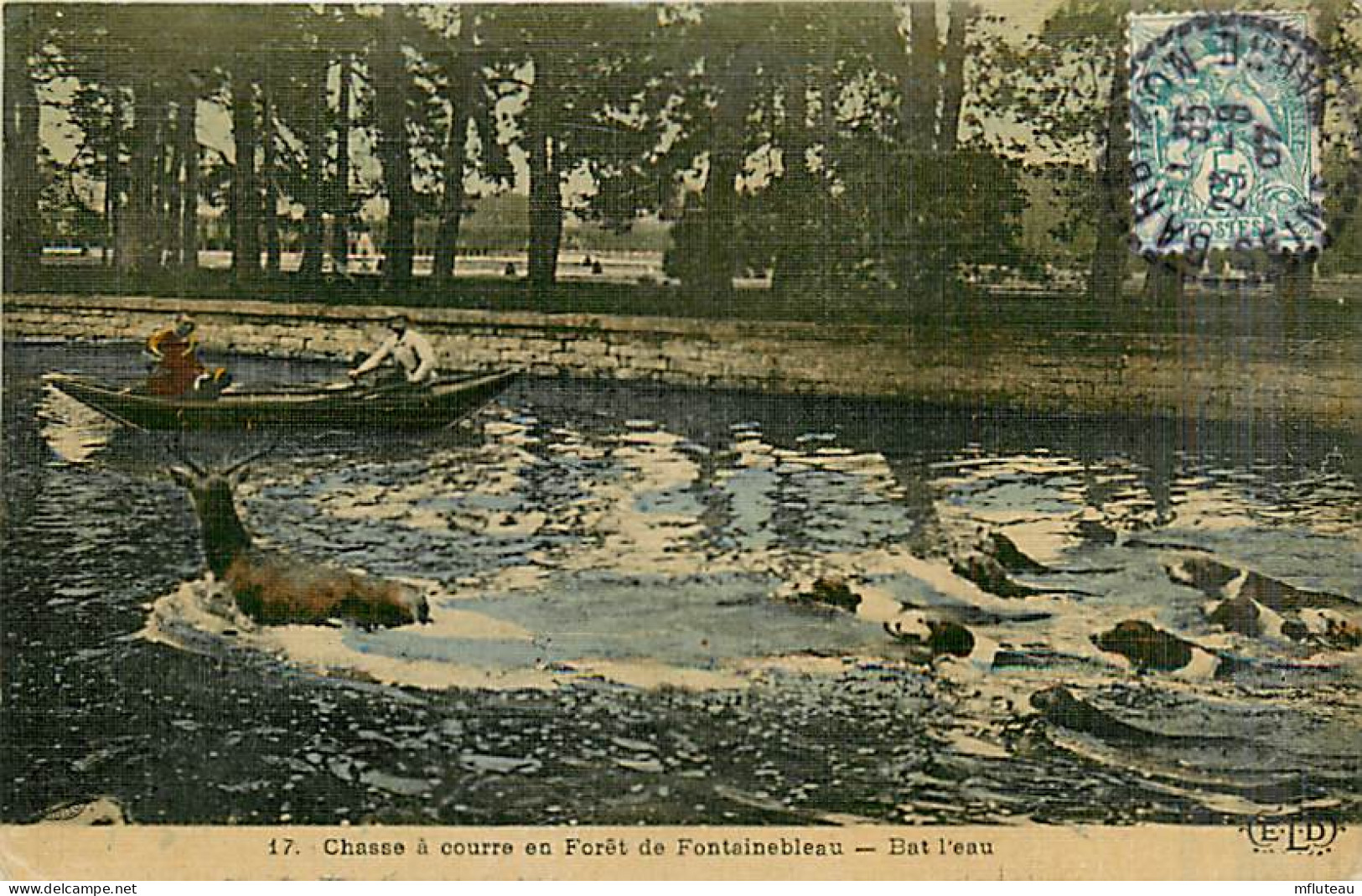 77* FONTAINEBLEAU Chasse A Courre  Bat L Eau           MA96,0747 - Fontainebleau