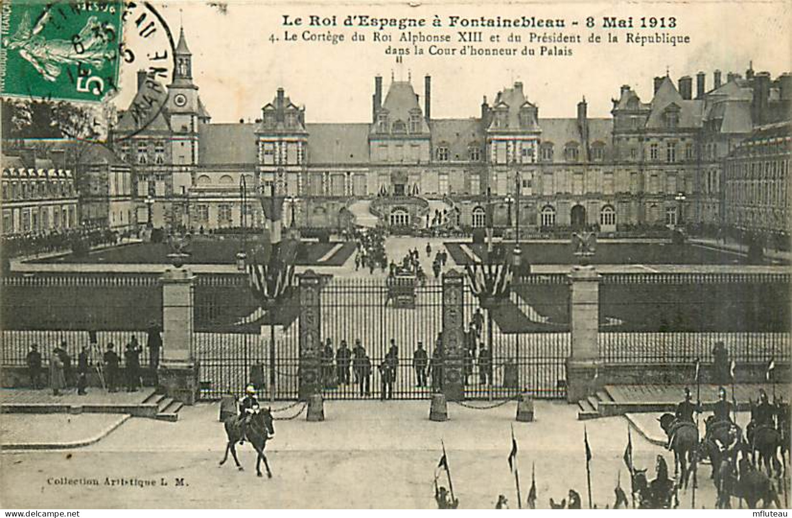 77* FONTAINEBLEAU  Le Roi D Espagne 1913        MA96,0734 - Fontainebleau