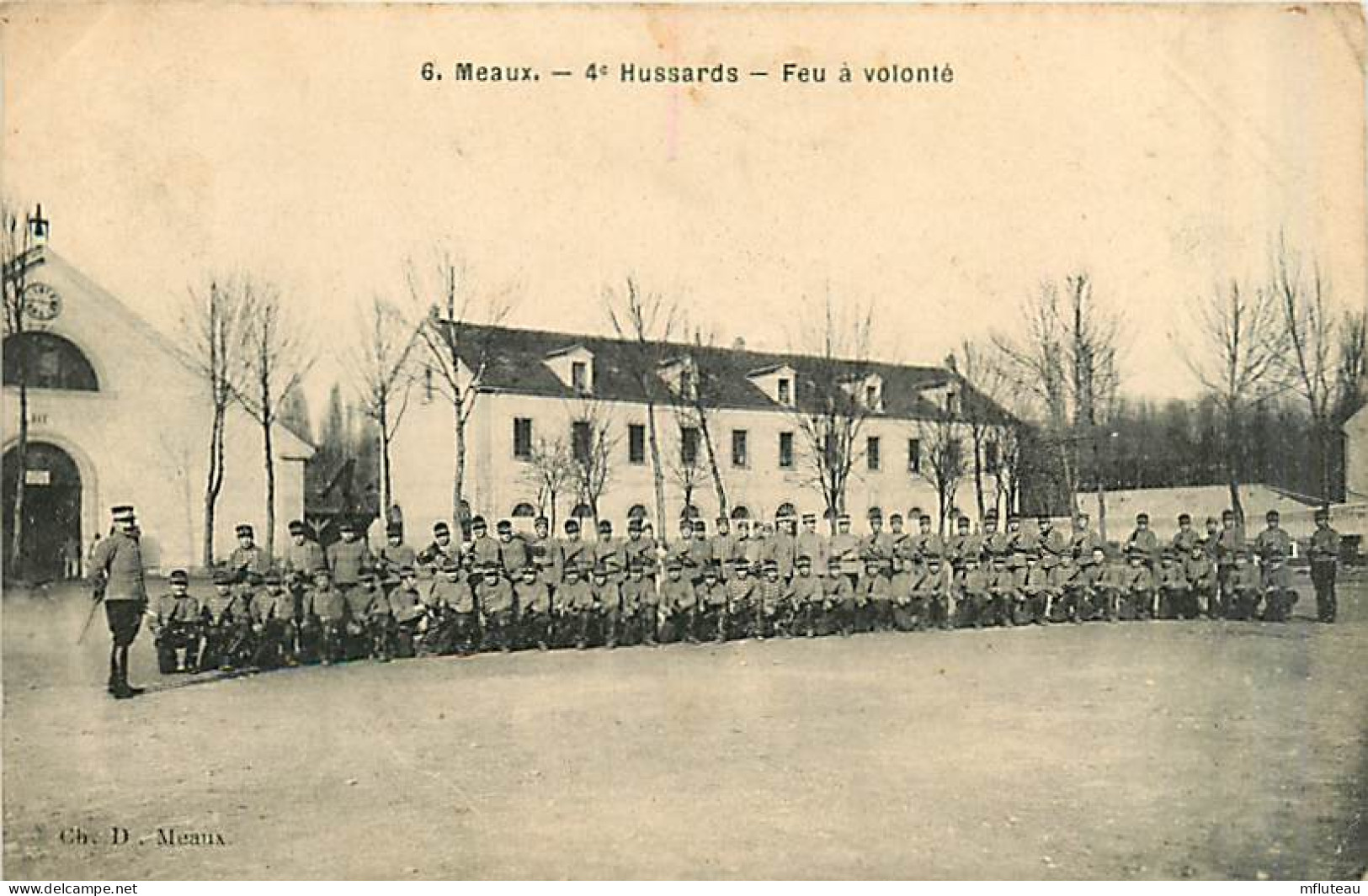 77* MEAUX 4e Hussards  Feu A Volonte         MA96,0659 - Meaux