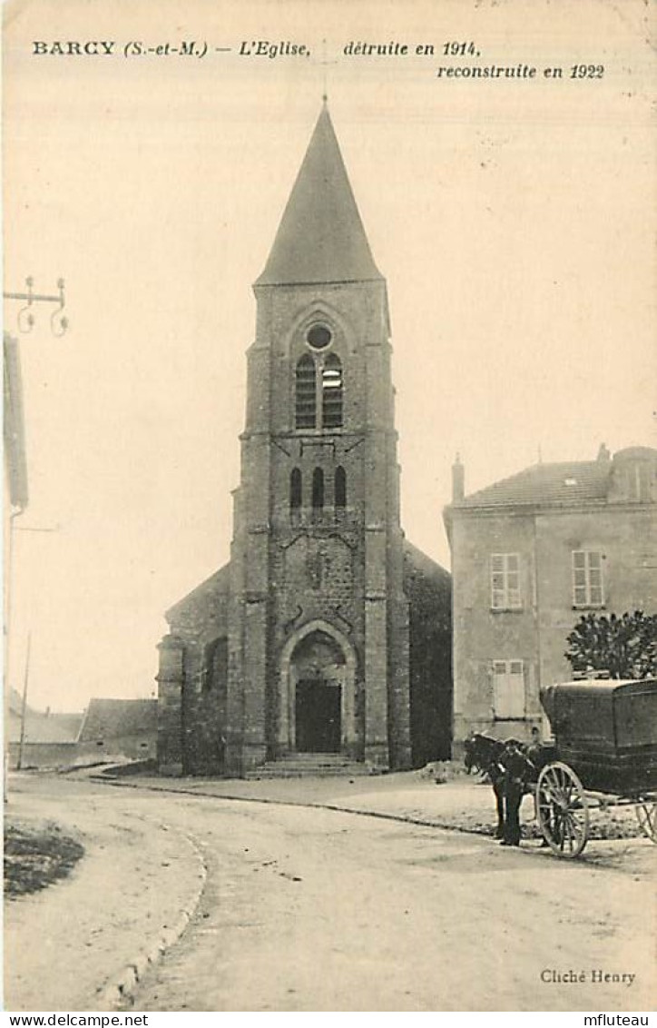 77* BARCY Eglise         MA96,0599 - Sonstige & Ohne Zuordnung