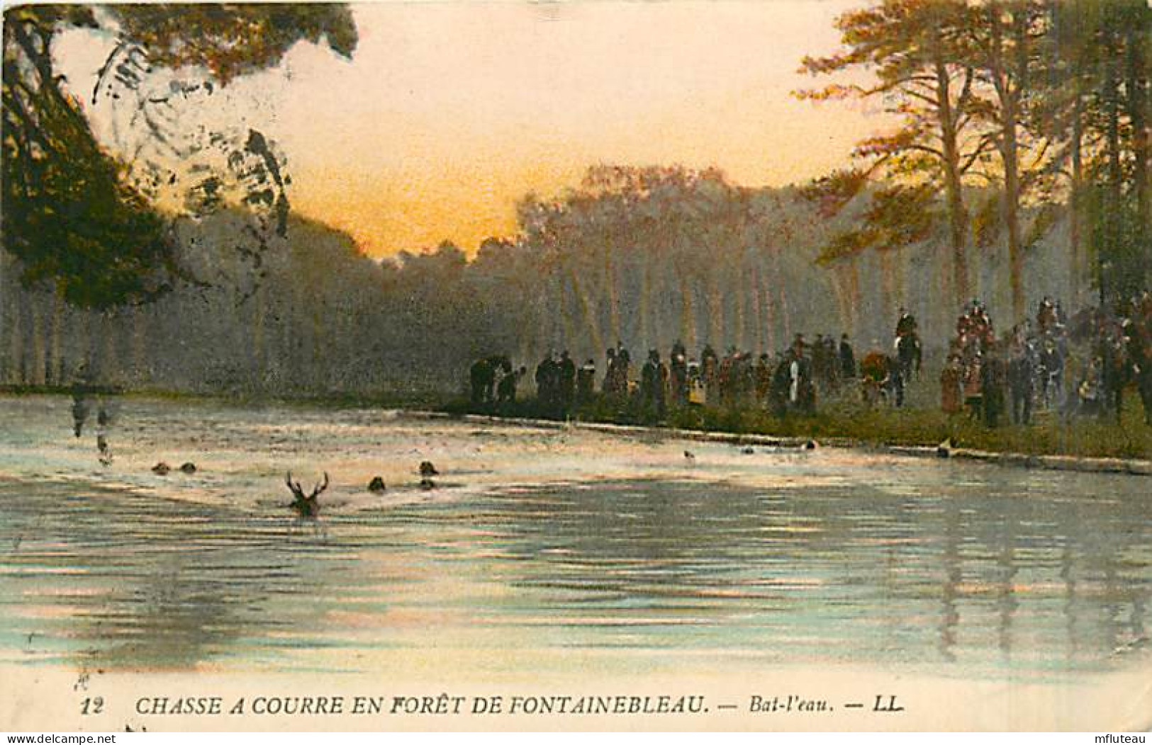 77* FONTAINEBLEAU    Chasse A Courre  Bat L Eau     MA96,0587 - Fontainebleau