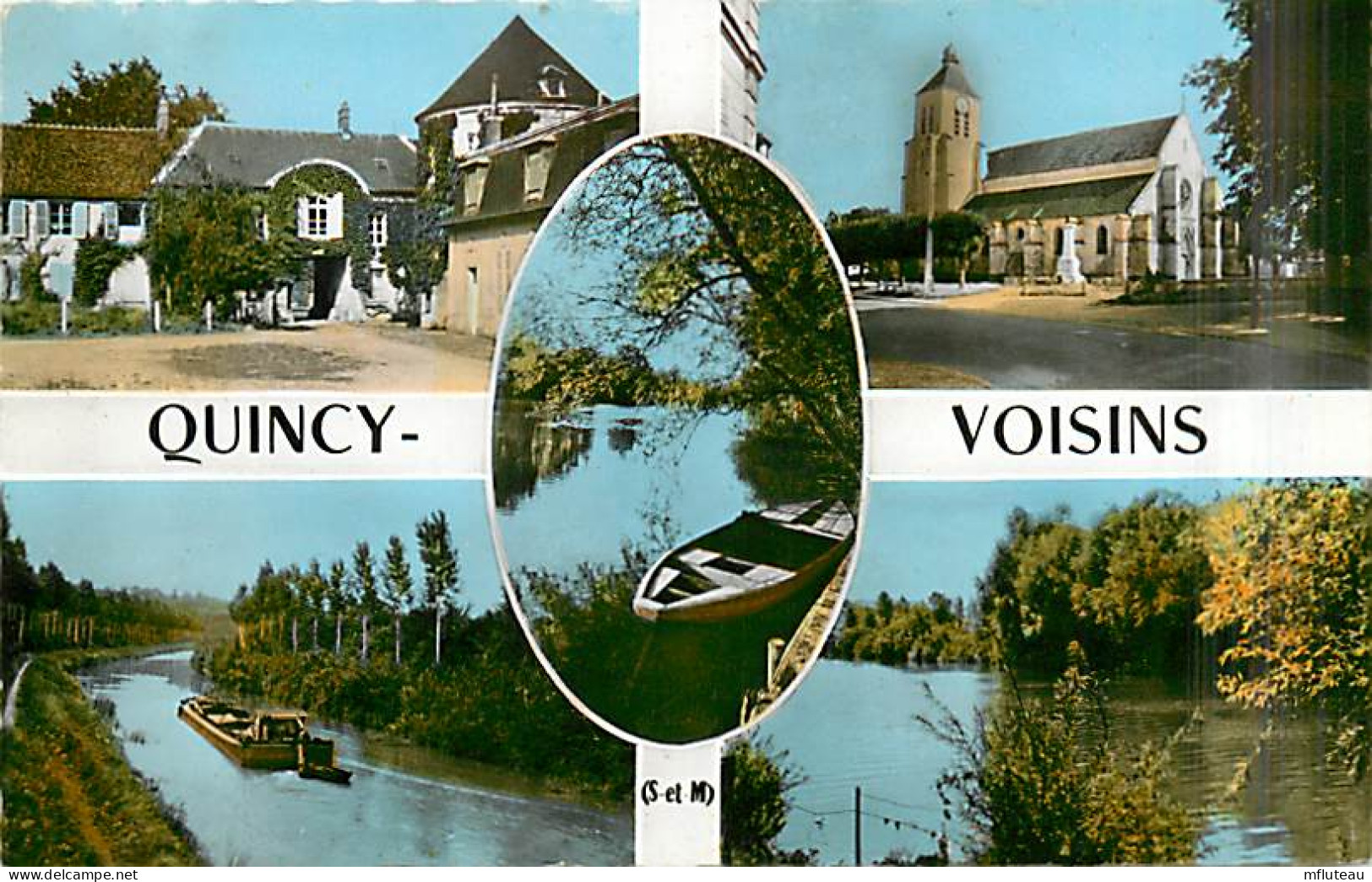 77* QUINCY  VOISINS  Multivues  CPSM (petit Format)       MA96,0580 - Sonstige & Ohne Zuordnung