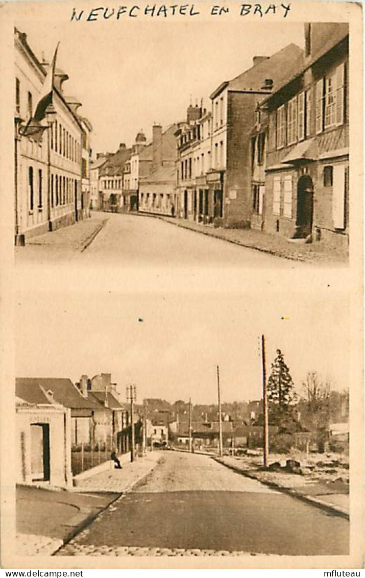 76* NEUFCHATEL EN BRAY  Rue Denoyelle  Ruines WW2       MA96,0544 - Neufchâtel En Bray