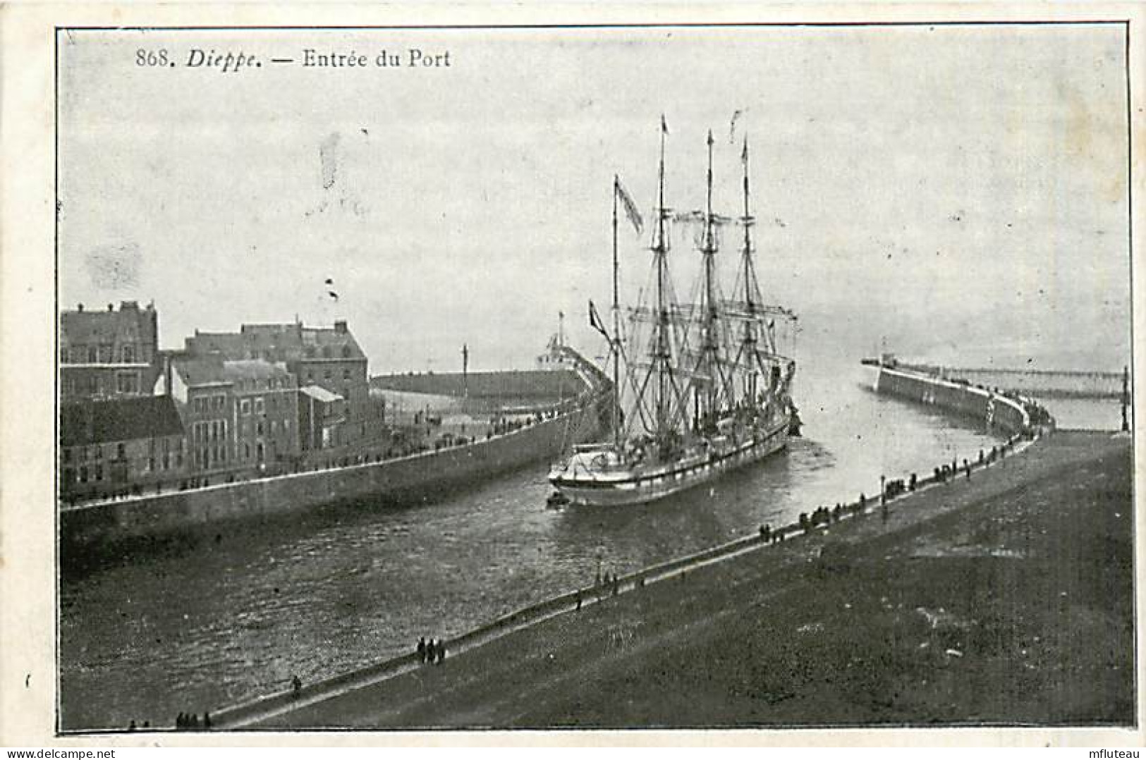 76* DIEPPE  Entree Port        MA96,0379 - Dieppe