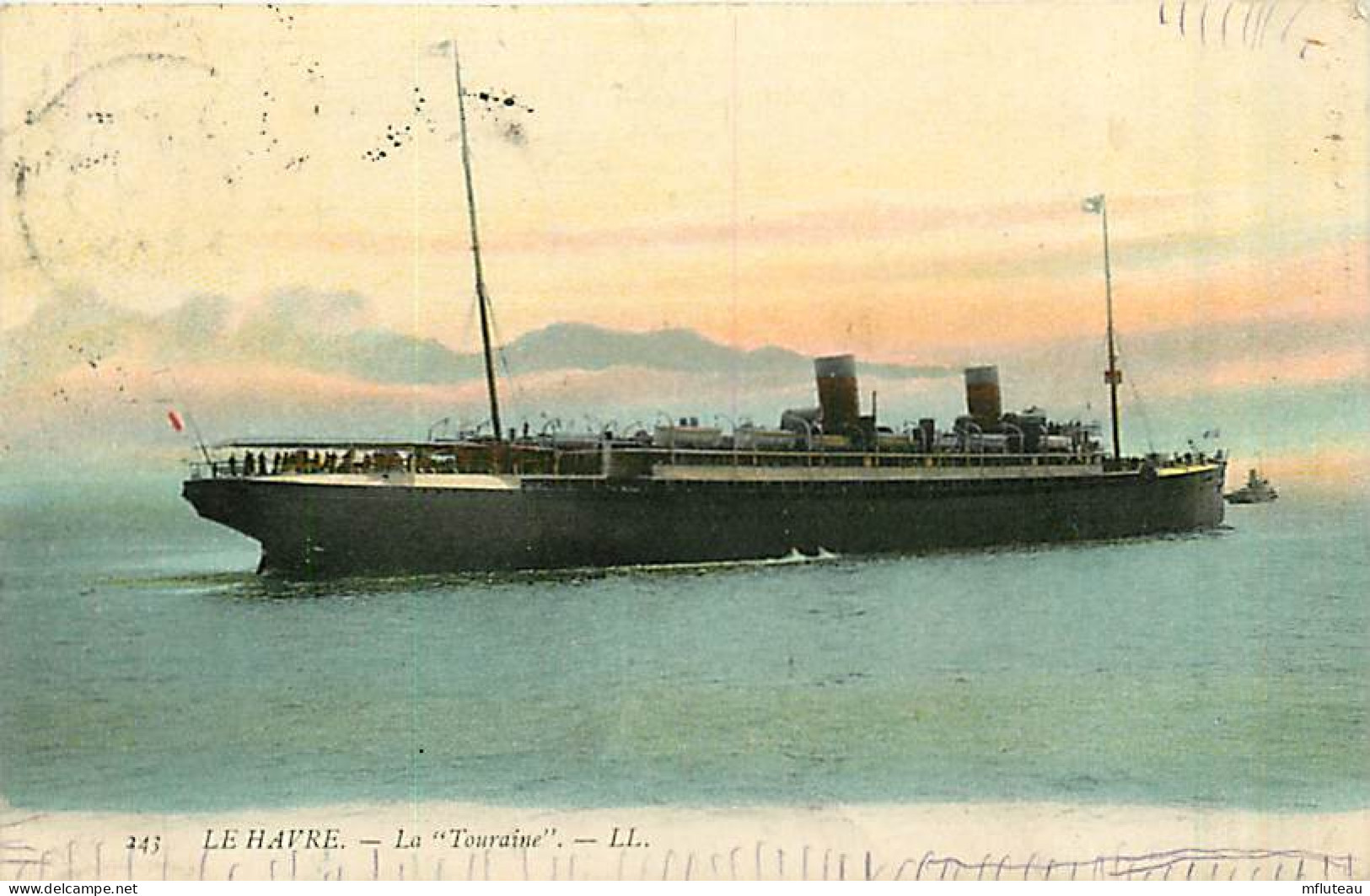 76* LE HAVRE  La «  Touraine »      MA96,0334 - Zonder Classificatie