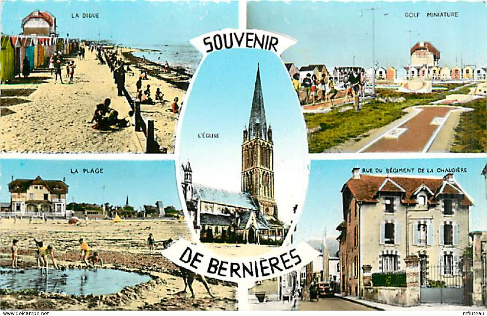 14* BERNIERES SSUR MER  Multivues   CPSM (petit Format)   MA96,0308 - Other & Unclassified