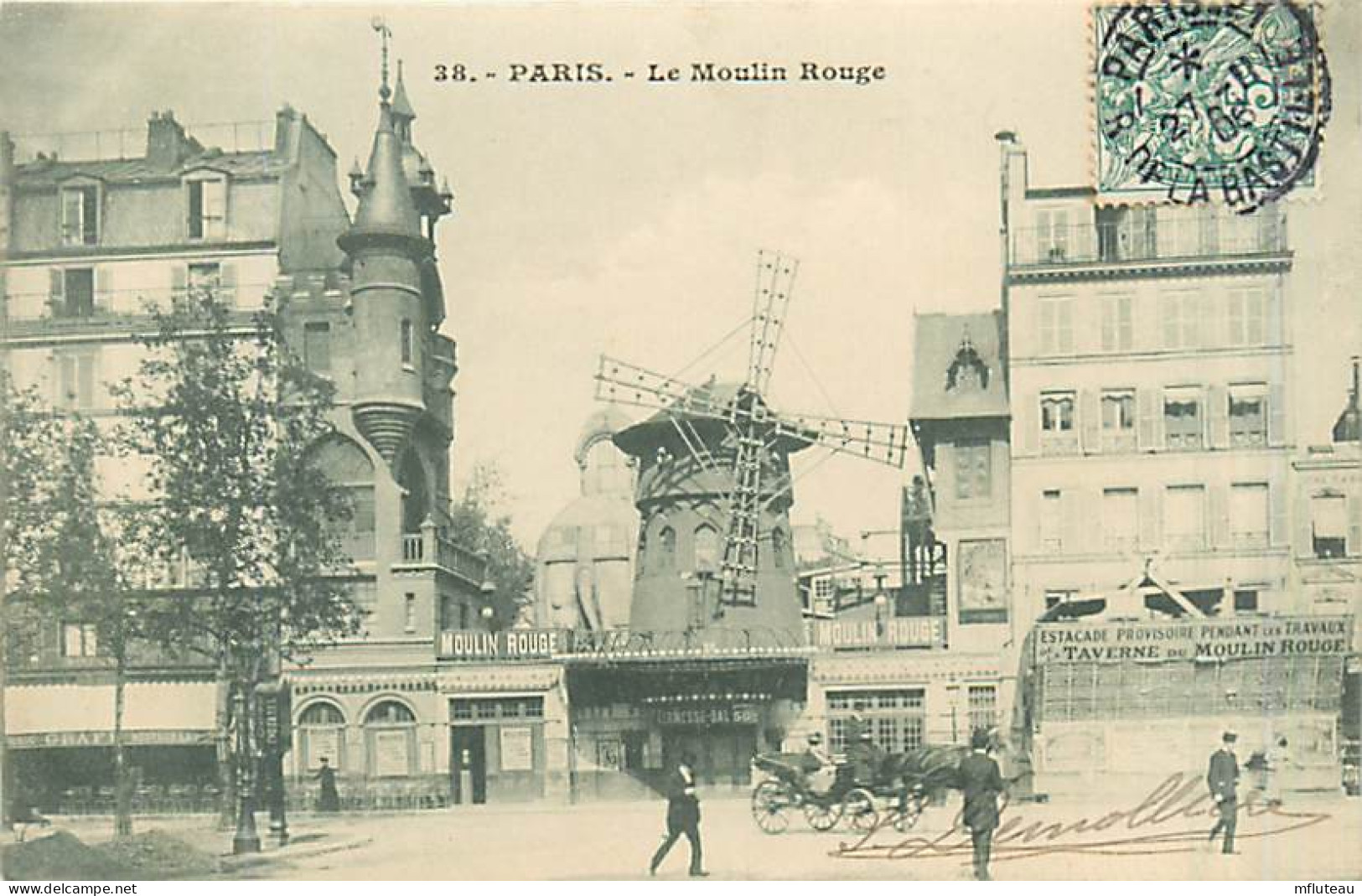 75* PARIS  Montmartre     Moulin Rouge     MA96,0287 - Altri & Non Classificati