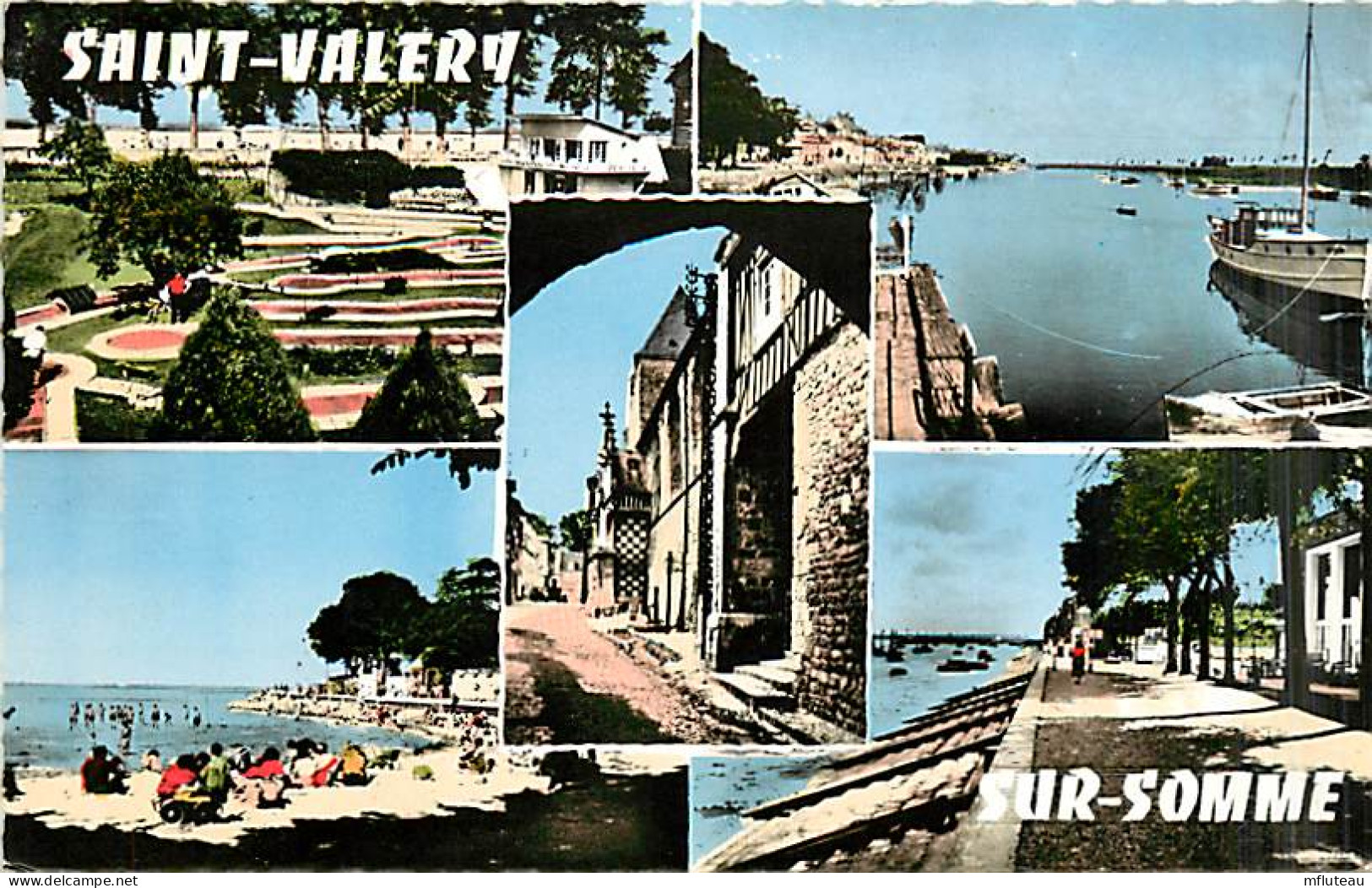 80* ST VALERY SUR SOMME Multivues  (CPSM Petit Format)           MA97,0243 - Saint Valery Sur Somme