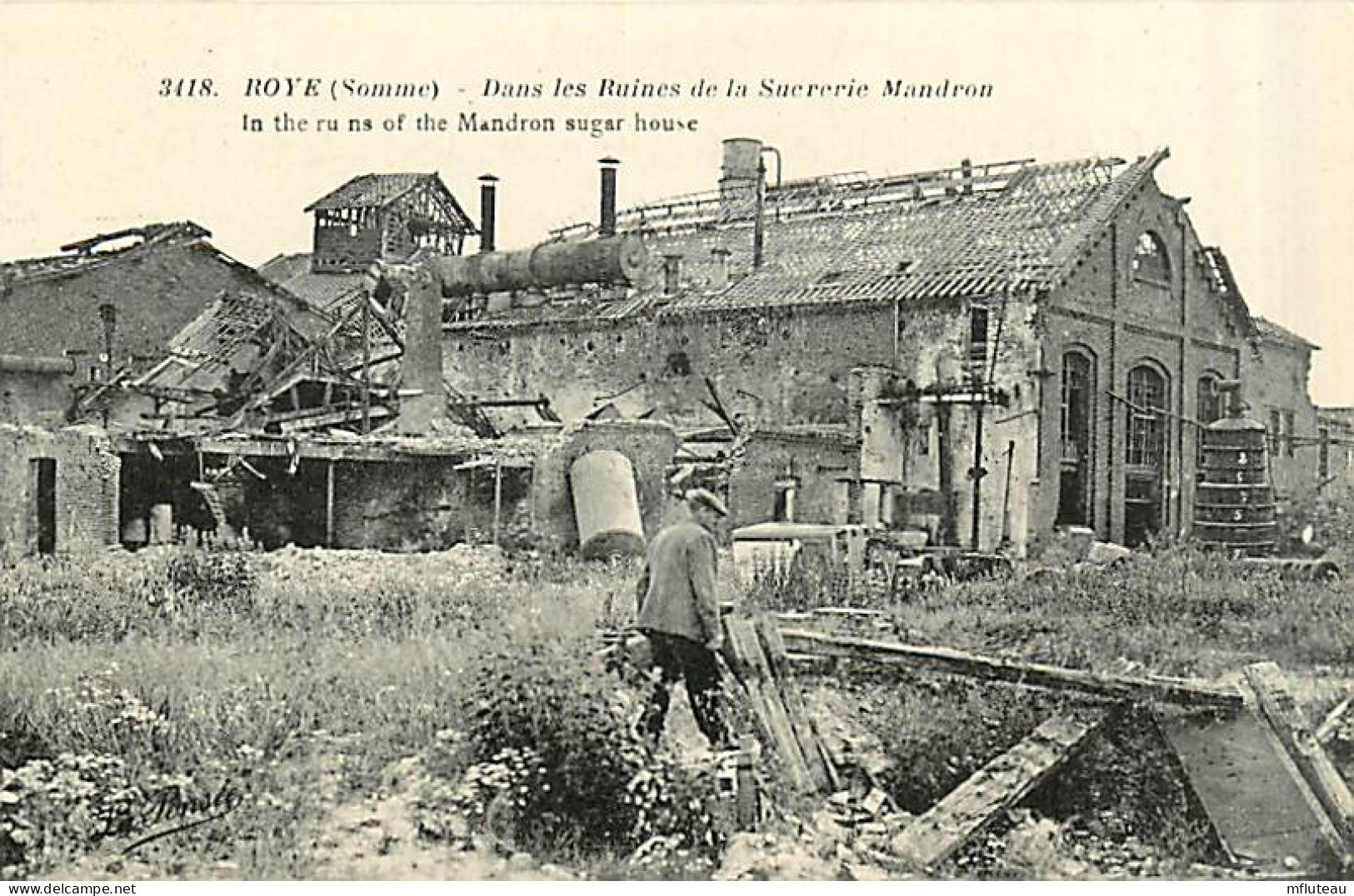 80* ROYE  Ruines    Sucrerie                  MA97,0218 - Weltkrieg 1914-18