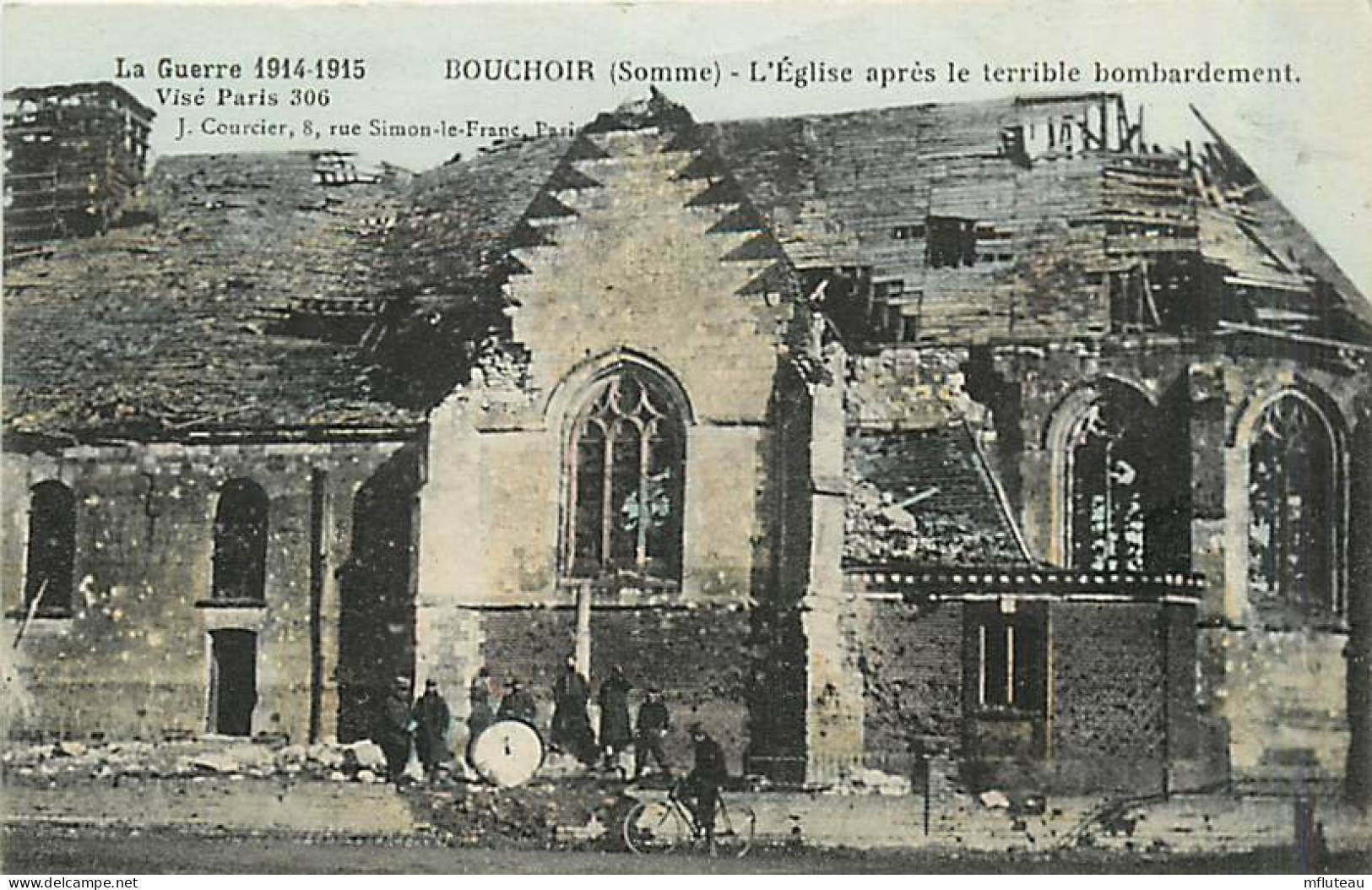 80* BOUCHOIR Ruines Eglise                     MA97,0214 - War 1914-18