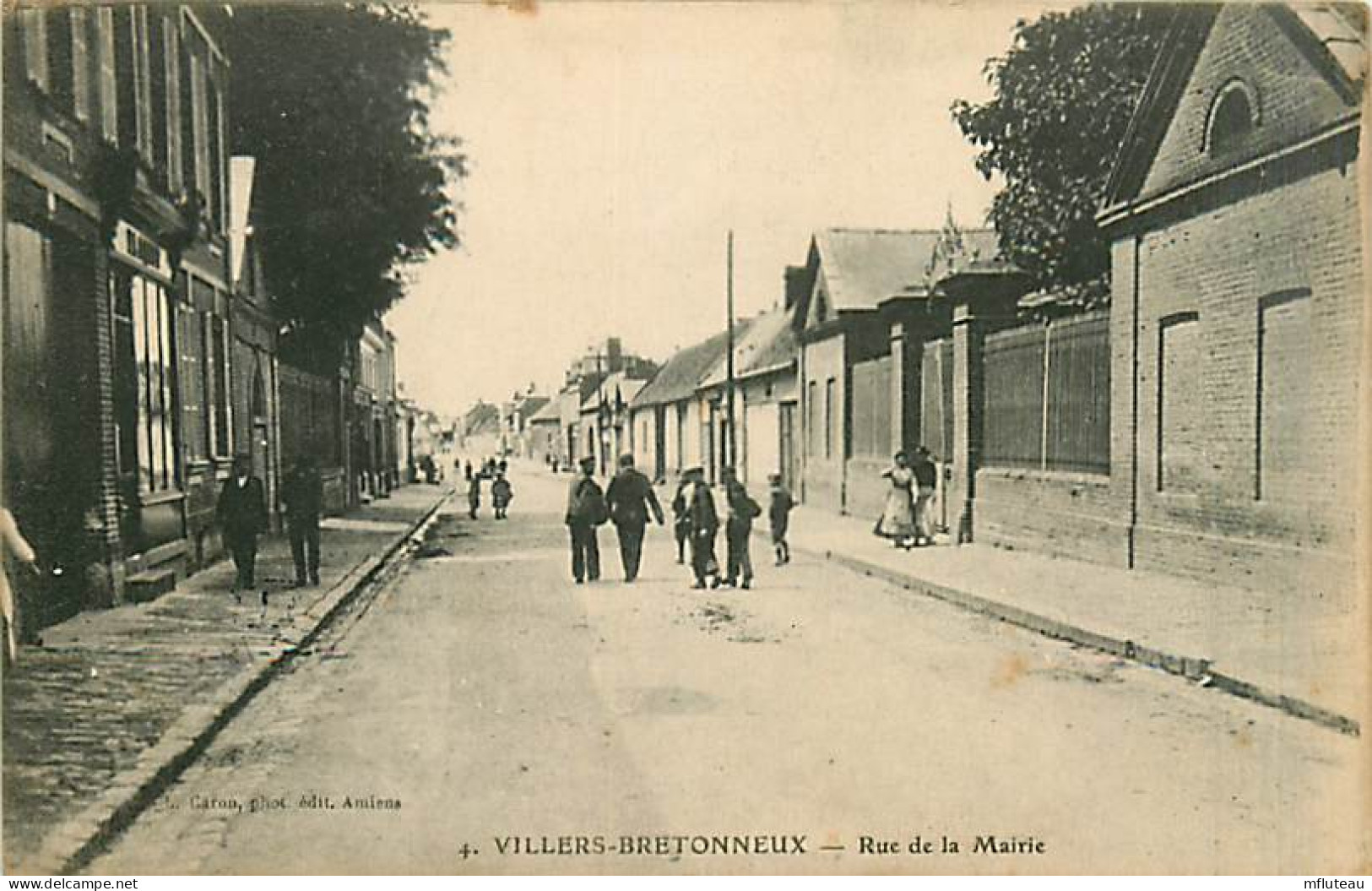 80* VILLERS BRETONNEUX  Rue De La Mairie                      MA97,0114 - Vignacourt