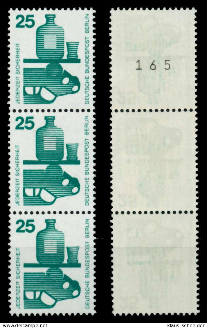 BERLIN DS UNFALLV Nr 405ARa Postfrisch 3ER STR X7494E2 - Unused Stamps