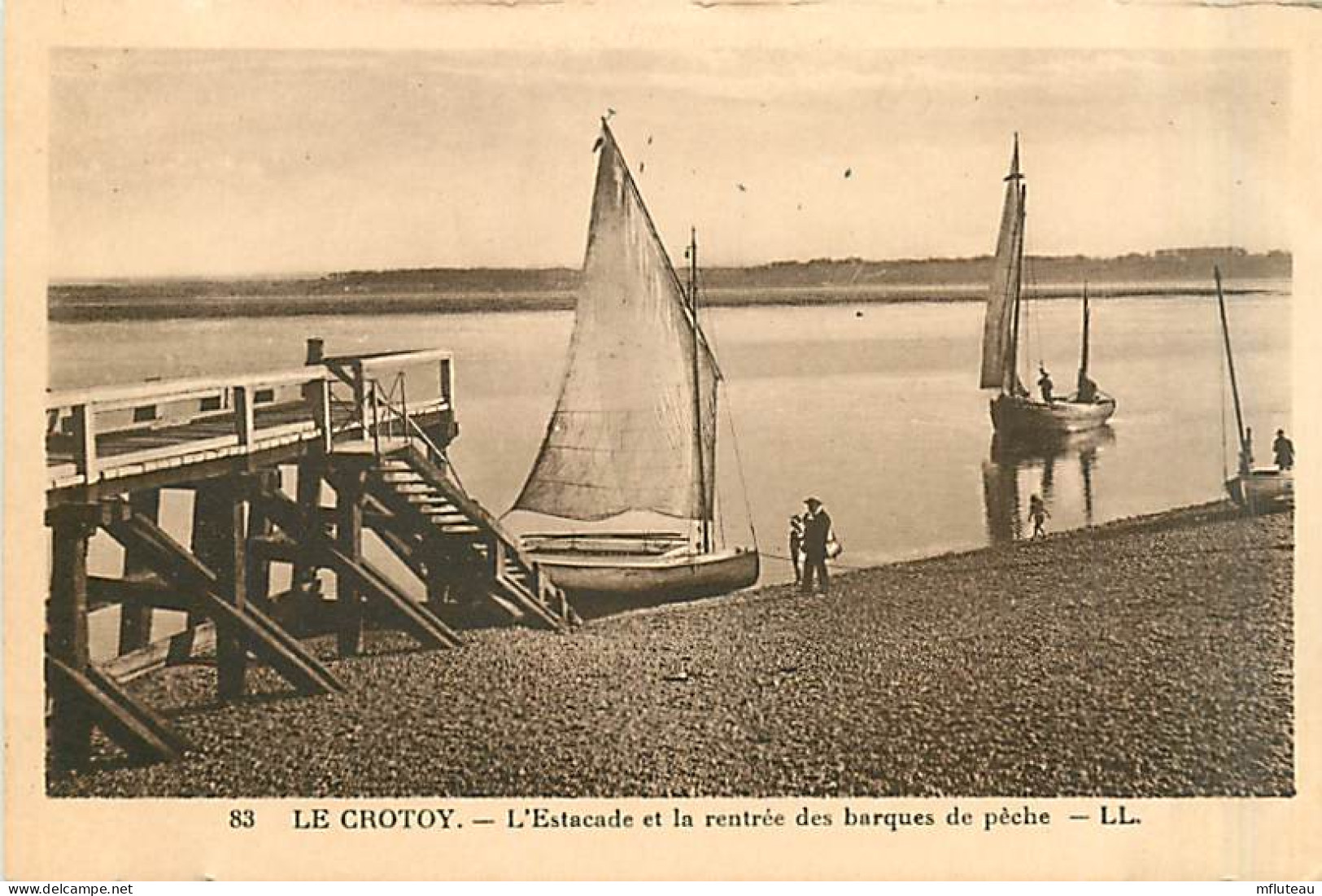 80* LE CROTOY  Barques             MA97,0045 - Le Crotoy