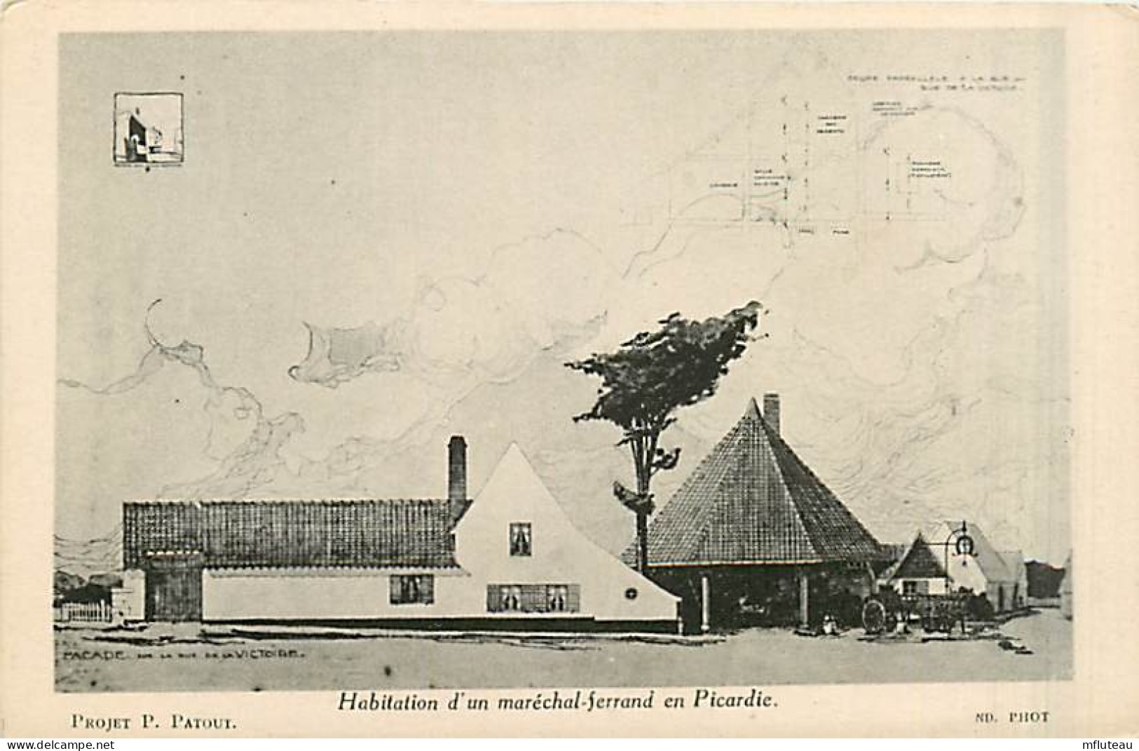 80* PICARDIE  Habitation D Un Marechal Ferrand                MA97,0017 - Autres & Non Classés