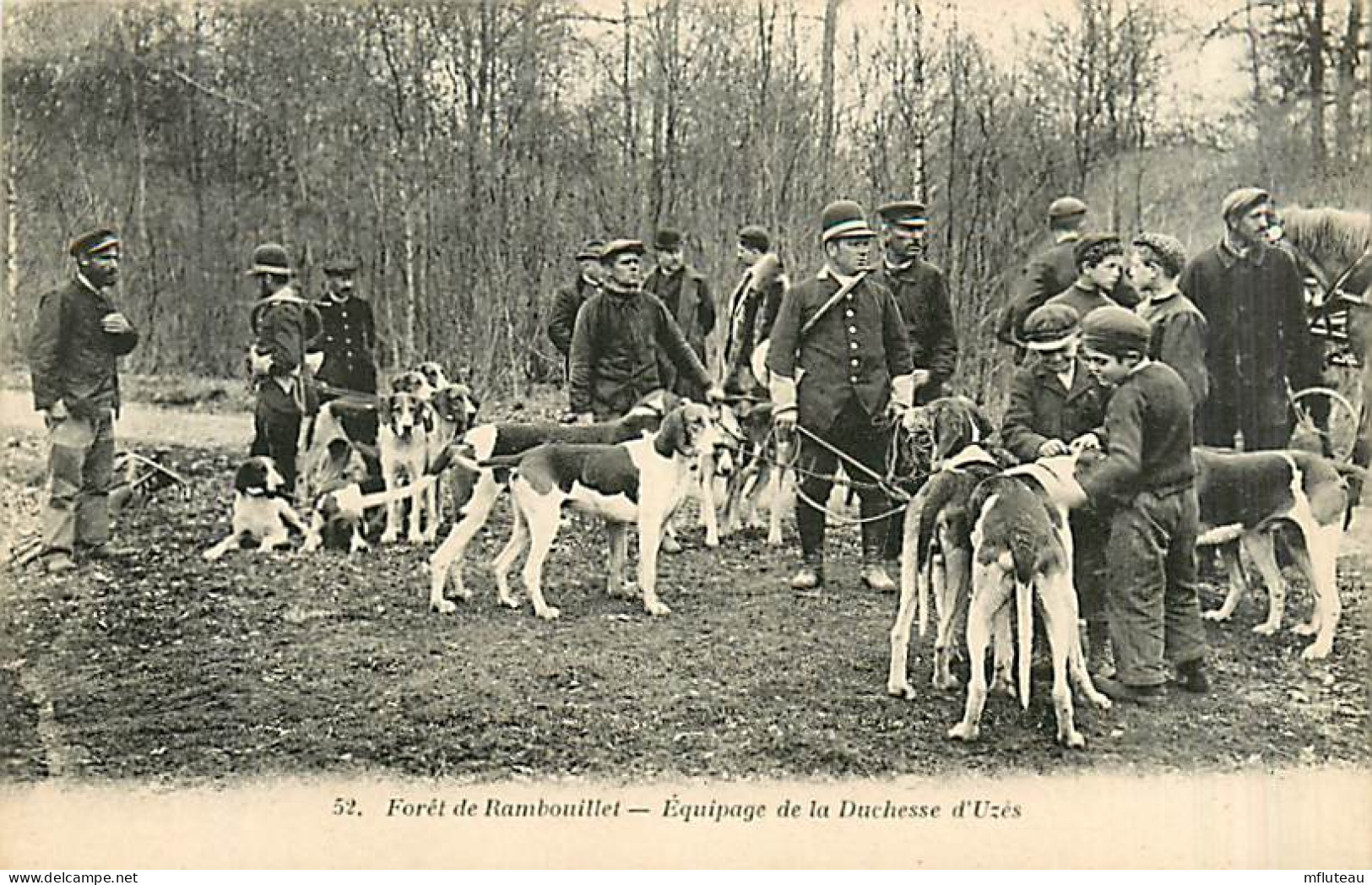 78* RAMBOUILLET  Chasse A Courre  Equipage UZES       MA96,1148 - Jagd