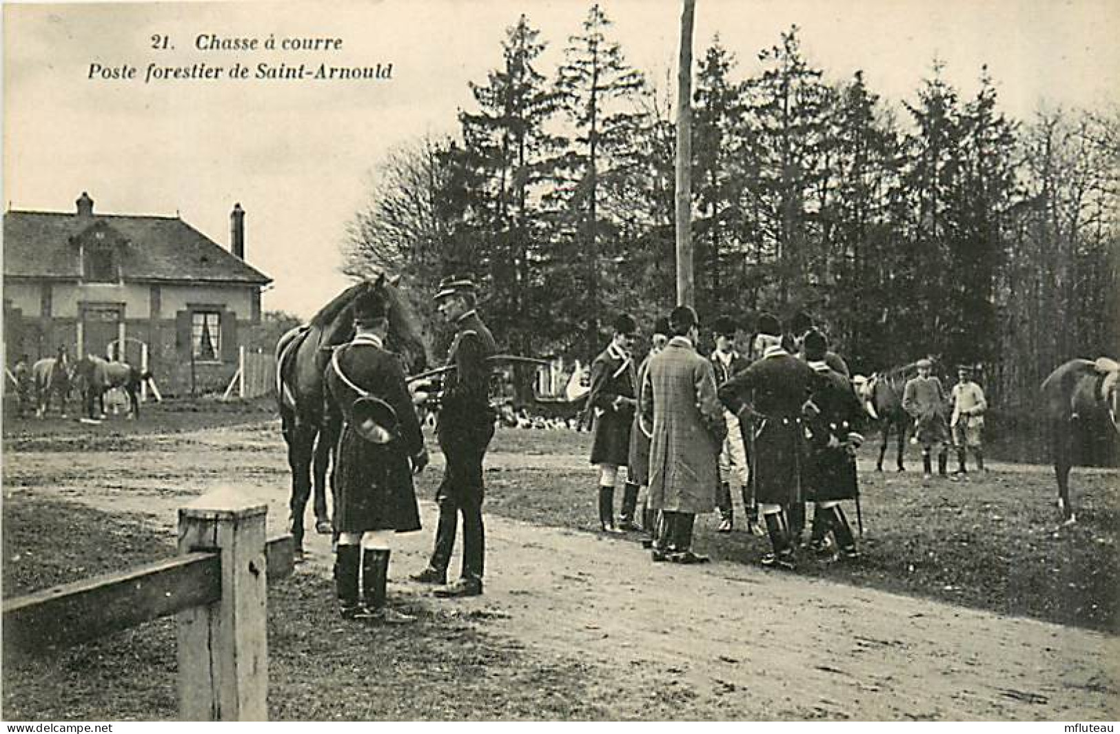 78* ST ARNOULT Chasse A Courre  Poste Forestier         MA96,1140 - Hunting