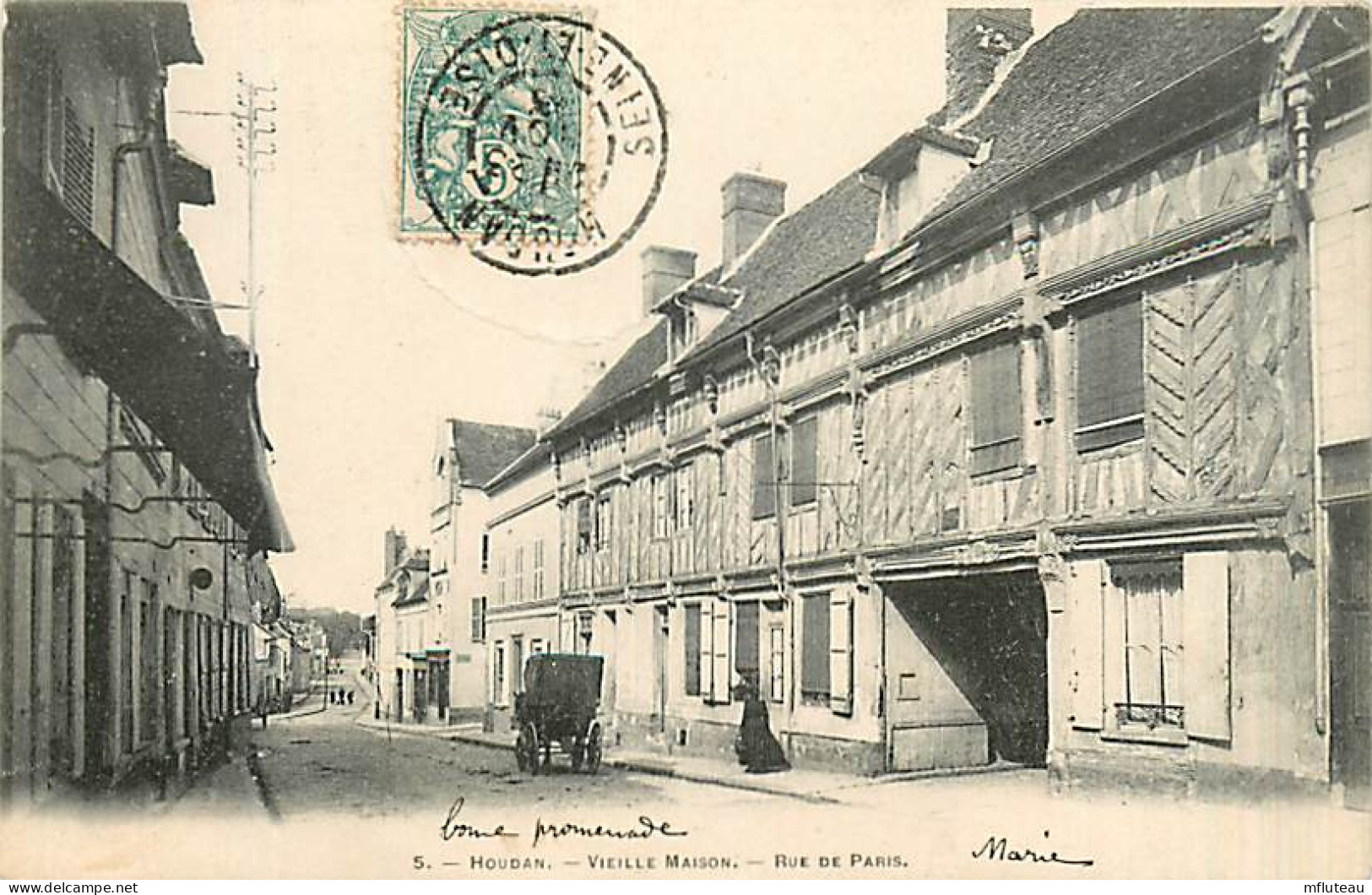 78* HOUDAN Rue De Paris   MA96,1086 - Houdan