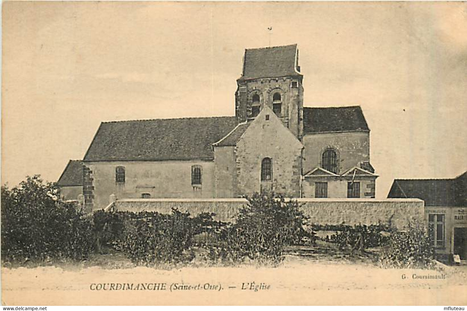 78* COURDIMANCHE  Eglise    MA96,0960 - Andere & Zonder Classificatie