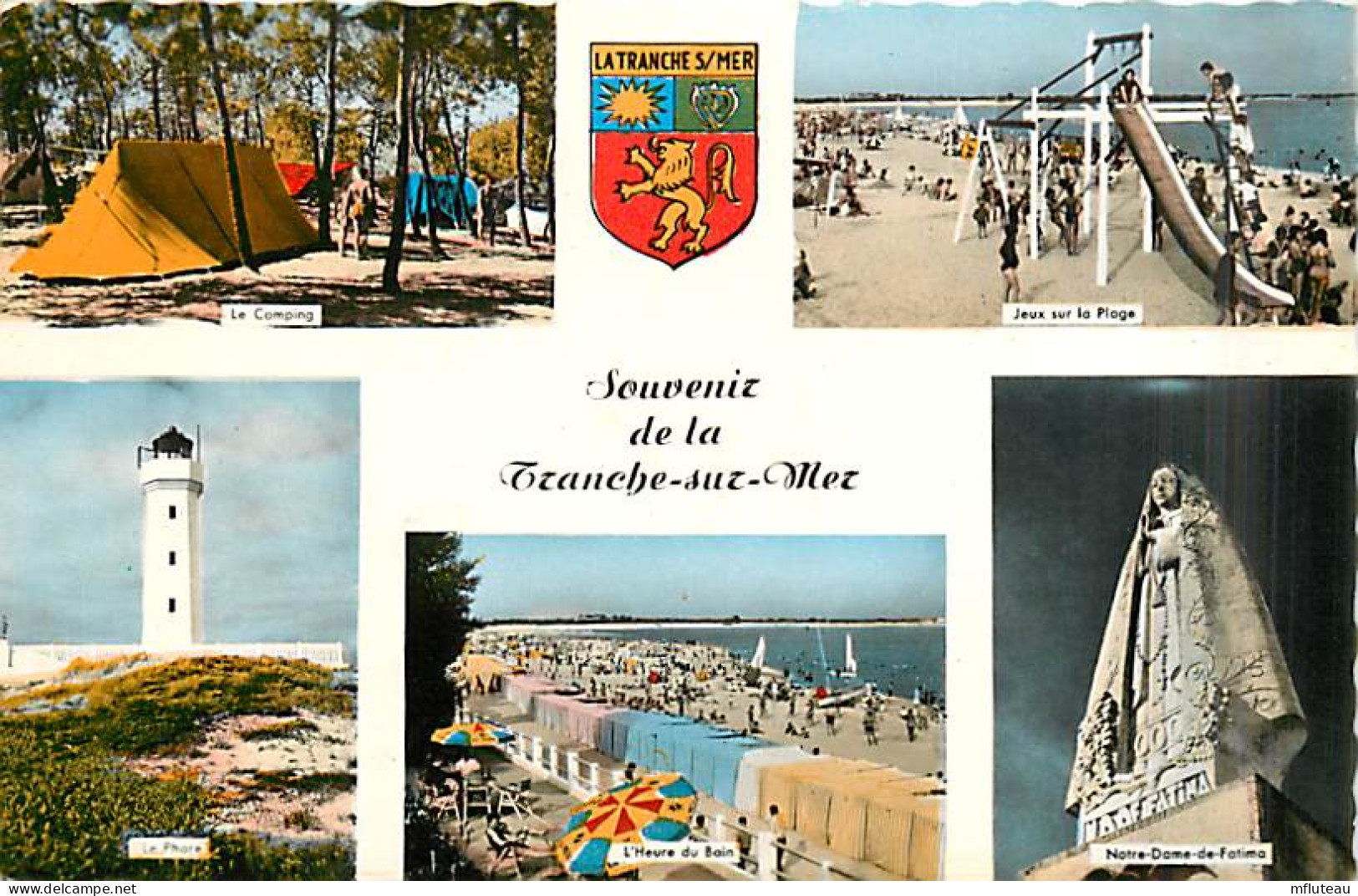 85* LA TRANCHE SUR MER  Multivues  (CPSM Petit Format)        MA97,0727 - La Tranche Sur Mer