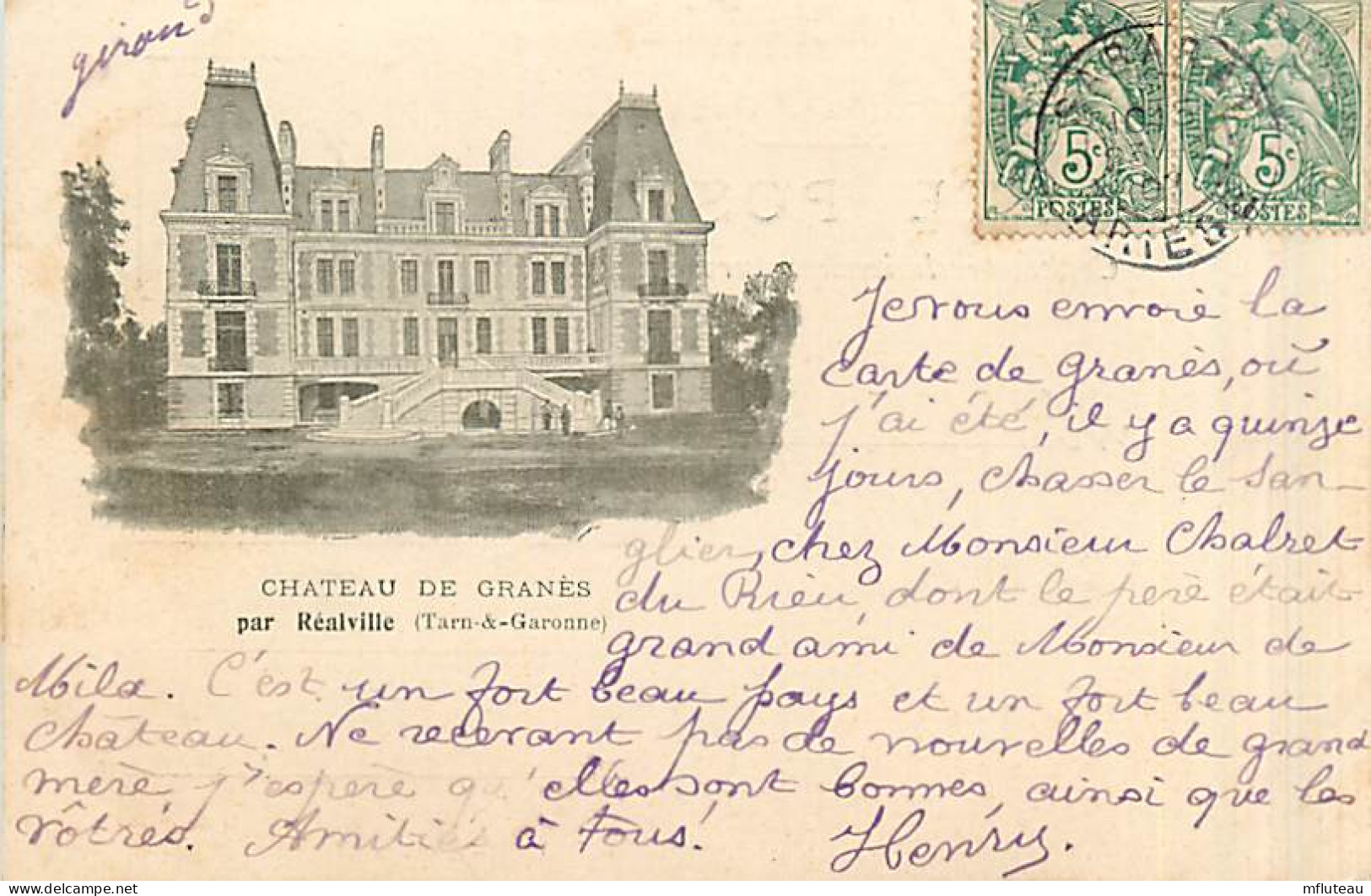 82* REALVILLE Chateau Des Granes                     MA97,0543 - Realville