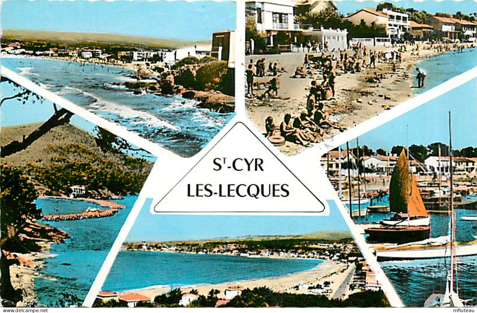 83* ST CYR LES LECQUES  Multivues  (CPSM Petit Format)                    MA97,0451 - Saint-Cyr-sur-Mer