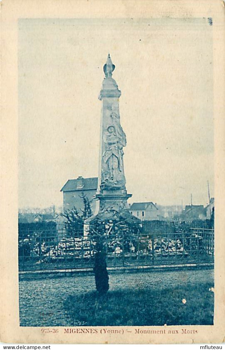 89* MIGENNES  Monument Aux Morts        MA97,1415 - Migennes