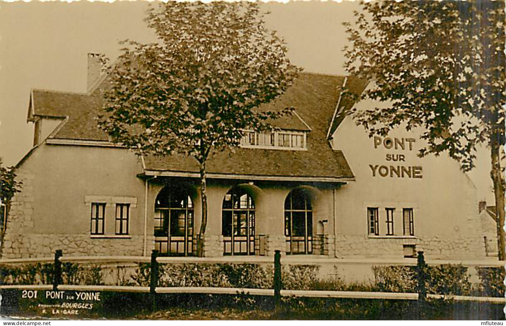 89* PONT SUR YONNE  La Gare          MA97,1395 - Pont Sur Yonne