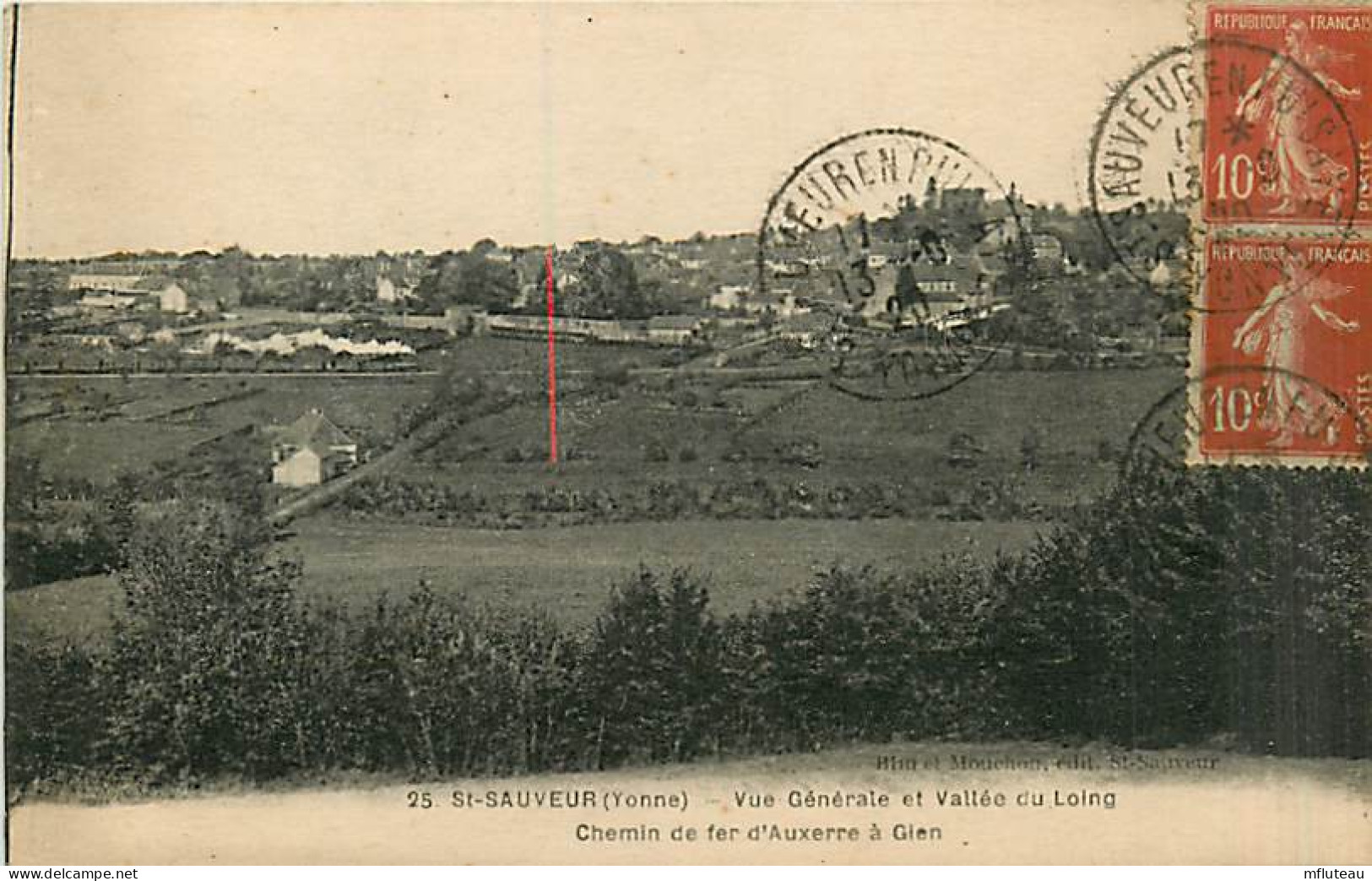 89* ST SAUVEUR   Chemin De Fer         MA97,1296 - Saint Sauveur En Puisaye