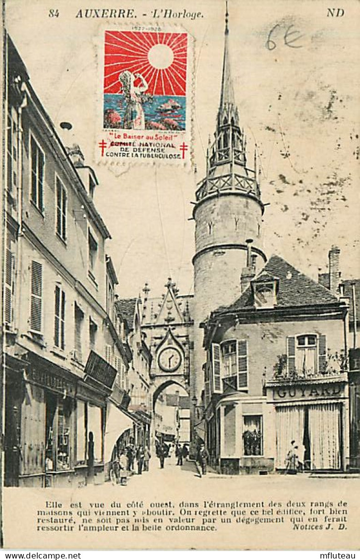 89* AUXERRE  Horloge         MA97,1290 - Auxerre