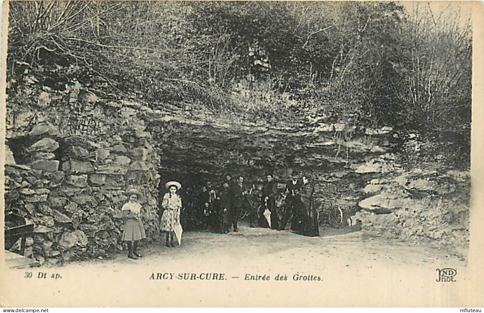 89* ARCY SUR CURE  Grottes         MA97,1250 - Other & Unclassified