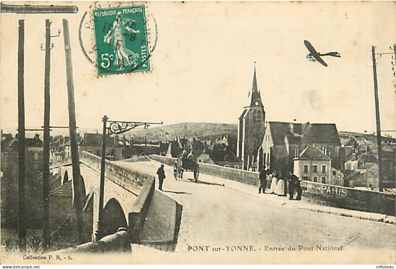 89* PONT SUR YONNE  Entree         MA97,1206 - Pont Sur Yonne