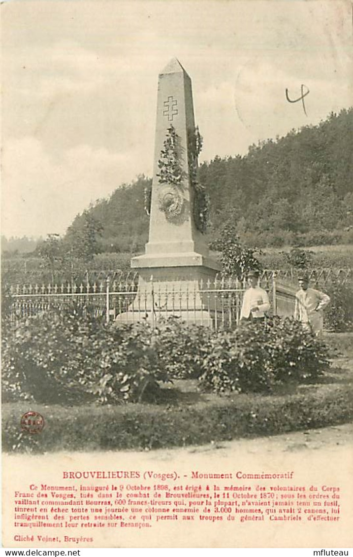 88* BROUVELIEURES  Monument Aux Morts          MA97,1134 - Brouvelieures