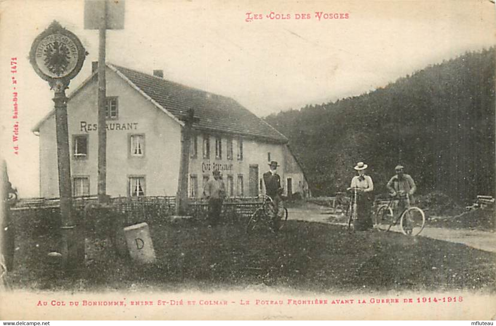 88* COL DU BONHOMME  Frontiere         MA97,1117 - Autres & Non Classés