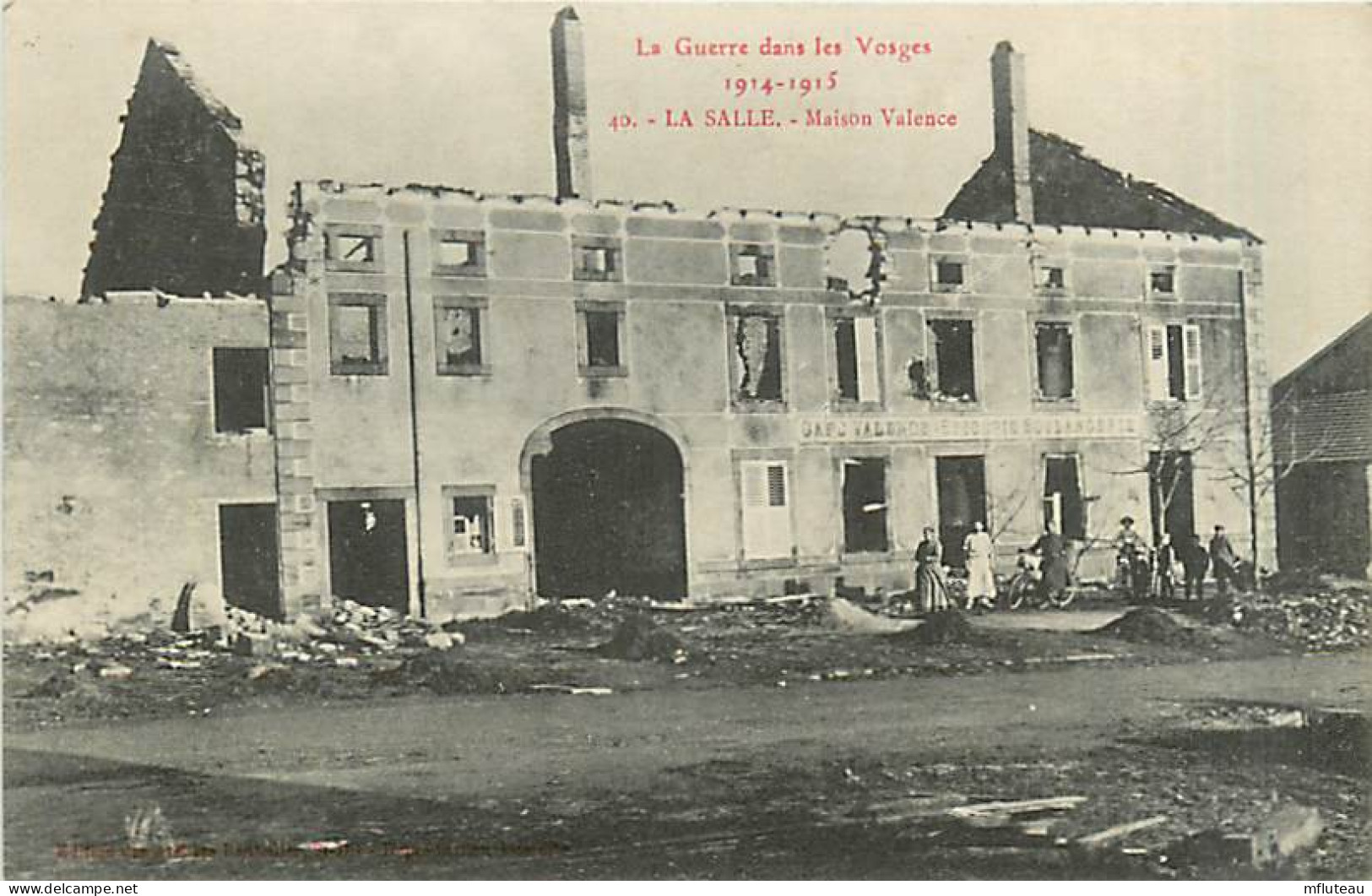 88* LA SALLE Ruines Maison Valence         MA97,1057 - Weltkrieg 1914-18
