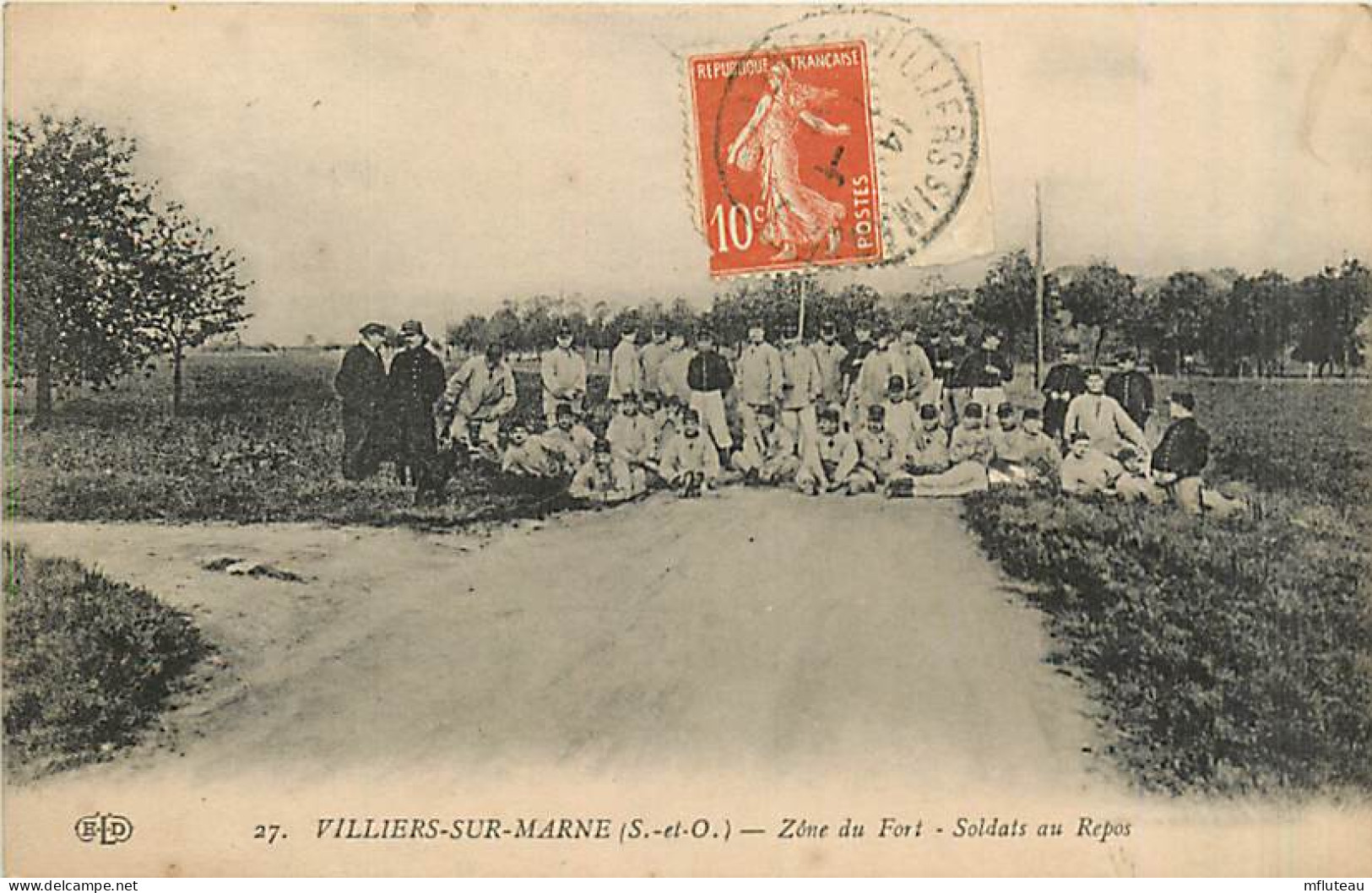 94* VILLIERS SUR MARNE   Zone Fort  Soldats              MA98,0662 - Villiers Sur Marne