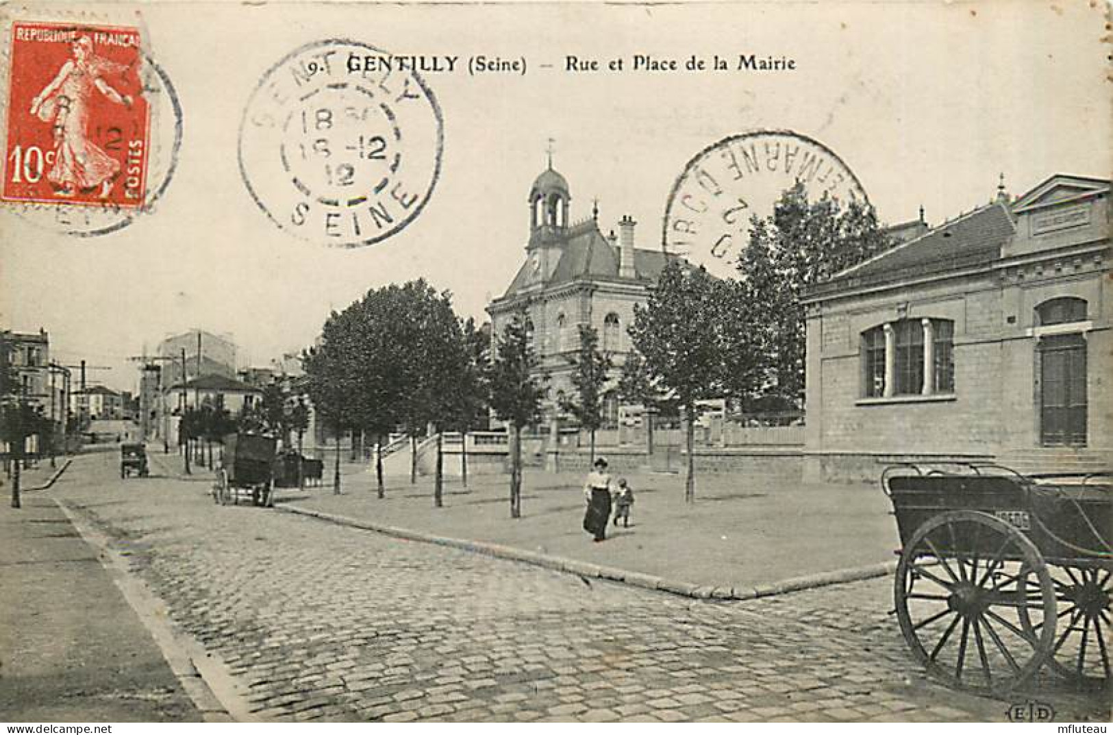 94* GENTILLY  Place Mairie             MA98,0597 - Gentilly