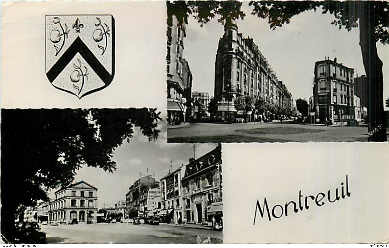 93* MONTREUIL  Multivues  CPSM(petit Format)           MA98,0585 - Montreuil