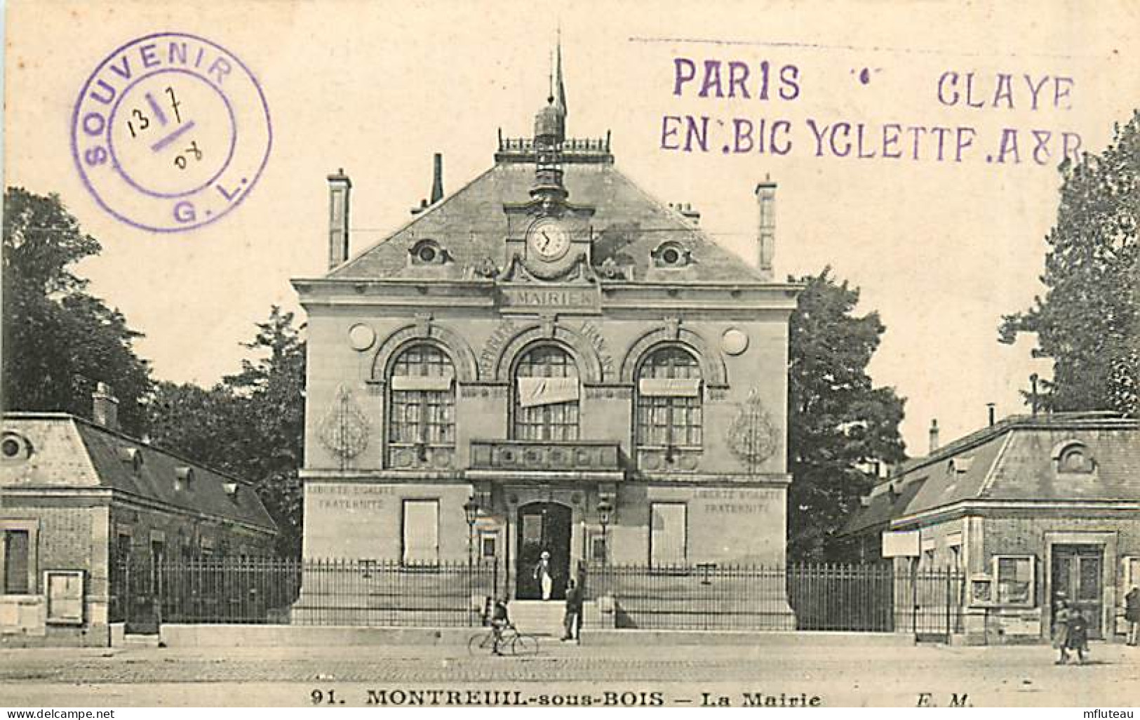93* MONTREUIL SOUS BOIS  Mairie             MA98,0531 - Montreuil