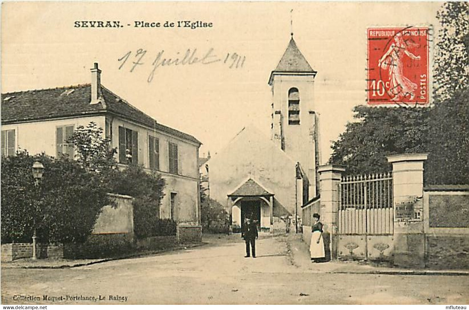 93* SEVRAN Place Eglise             MA98,0473 - Sevran